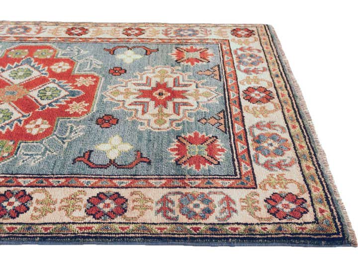2' 9 x 4' 2 Hand Knotted Kazak Rug