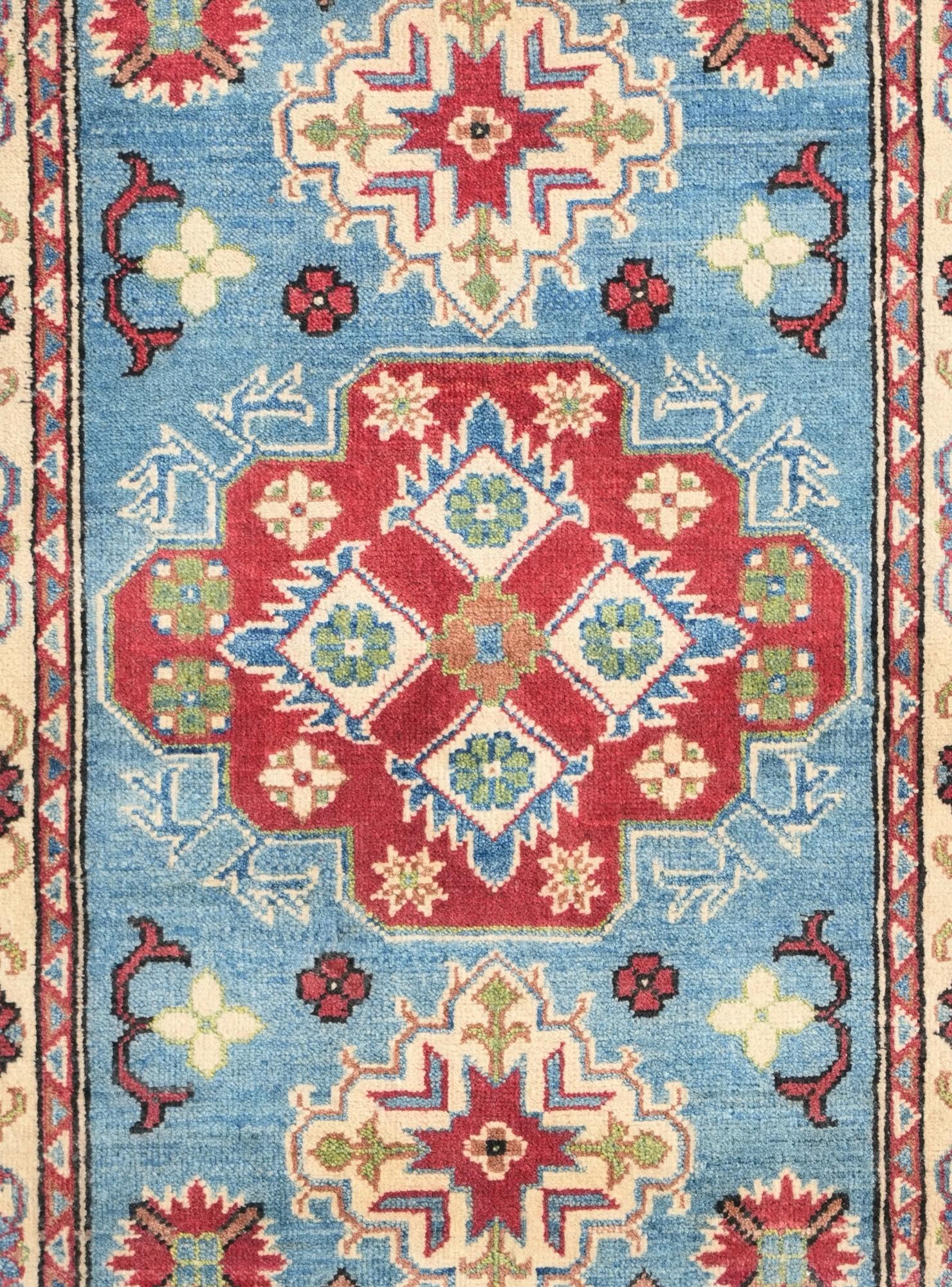 2' 9 x 4' 2 Hand Knotted Kazak Rug