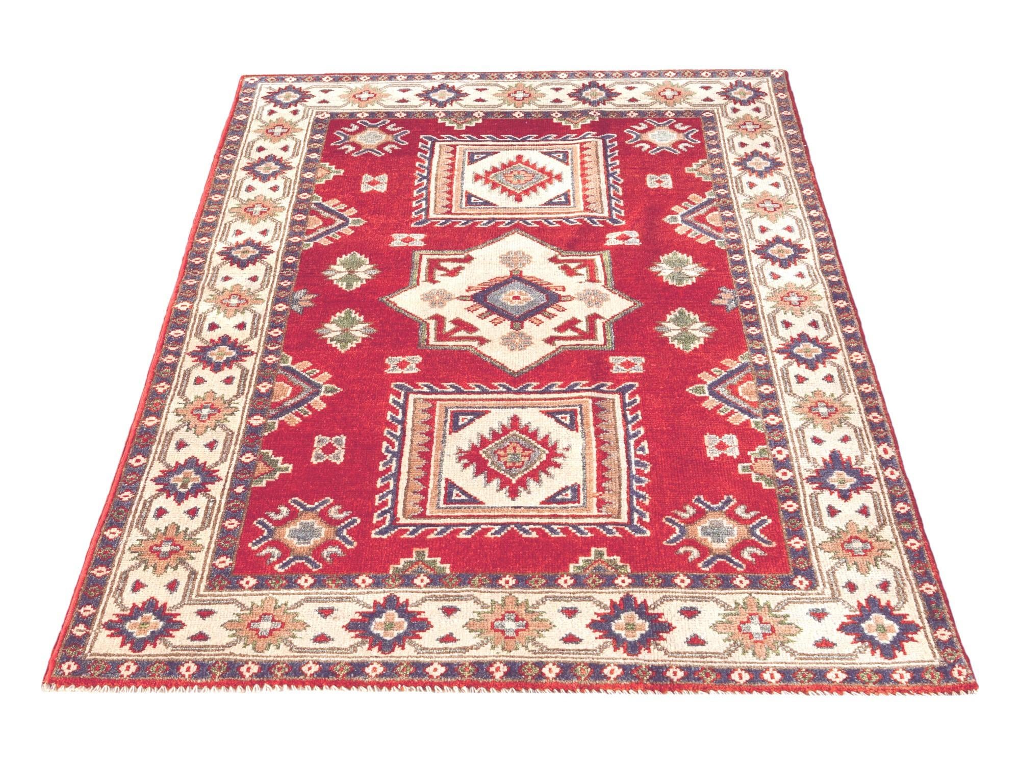 105cm x 150cm Hand Knotted Kazak Rug
