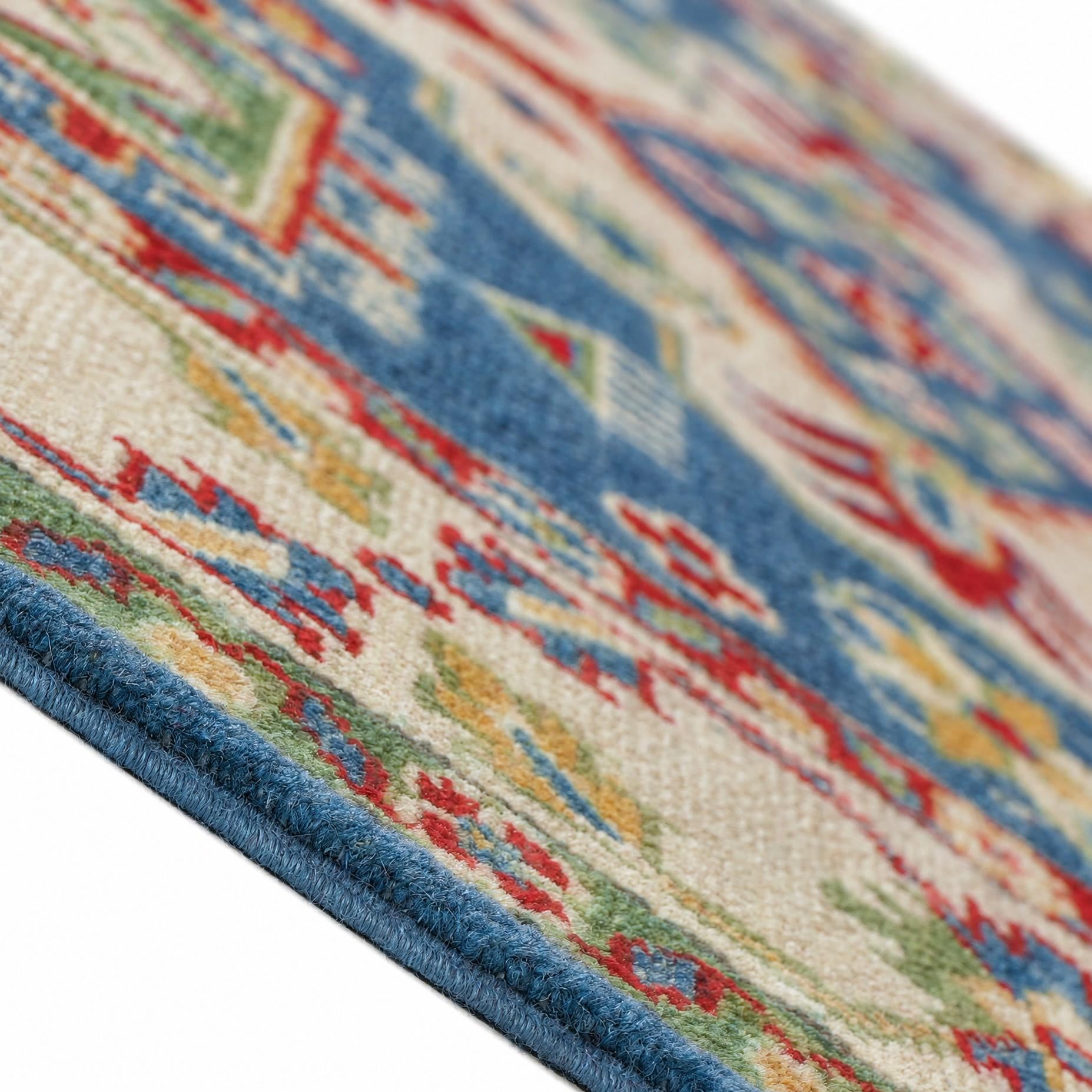 Detail image 8 of 12: 4' 1 x 6' 4 Hand Knotted Kazak Rug