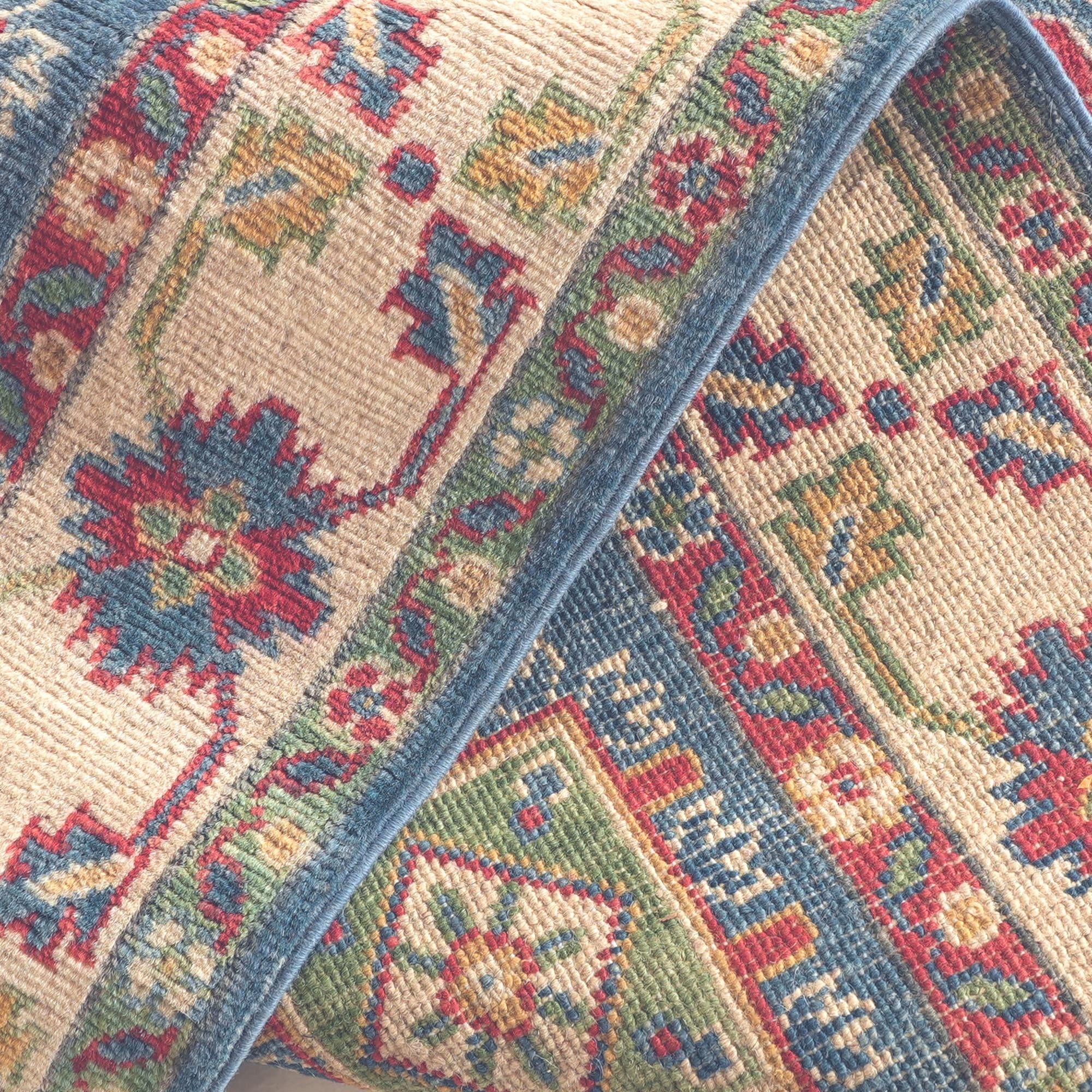 Detail image 9 of 12: 4' 1 x 6' 4 Hand Knotted Kazak Rug