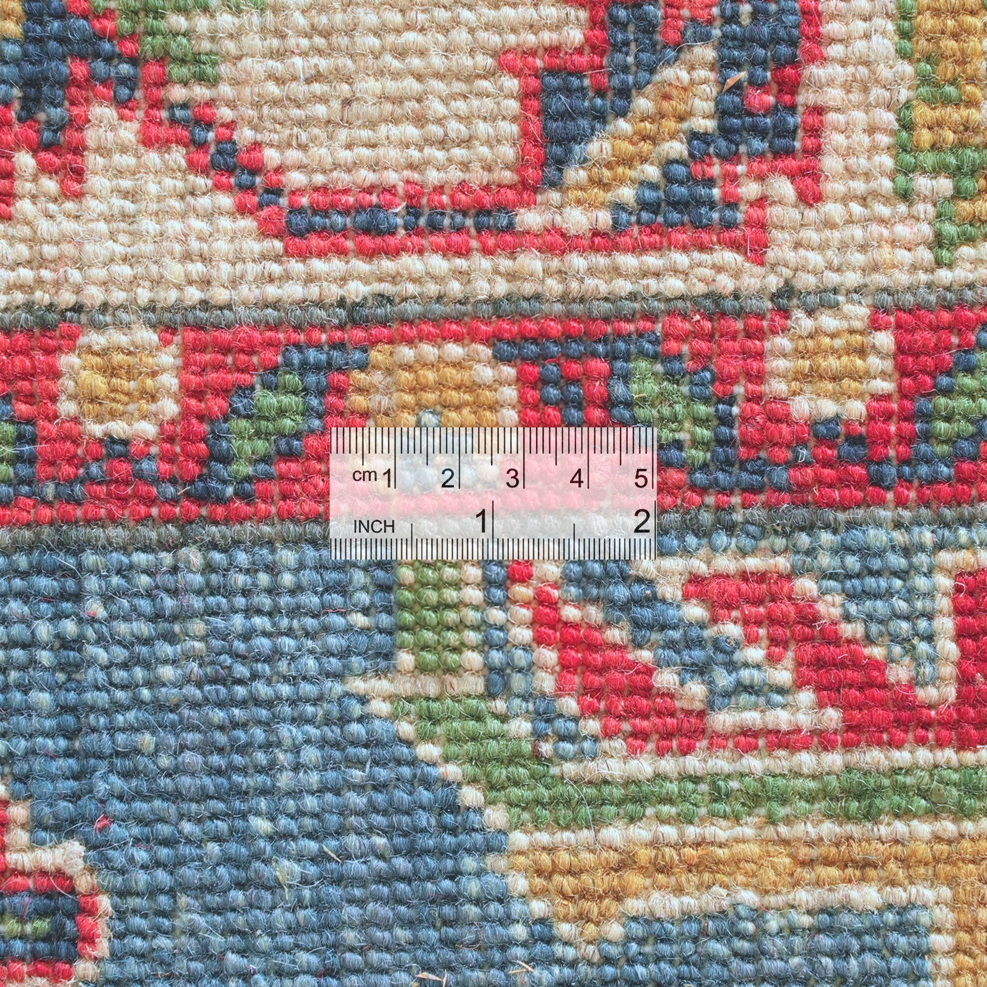 Detail image 10 of 12: 4' 1 x 6' 4 Hand Knotted Kazak Rug