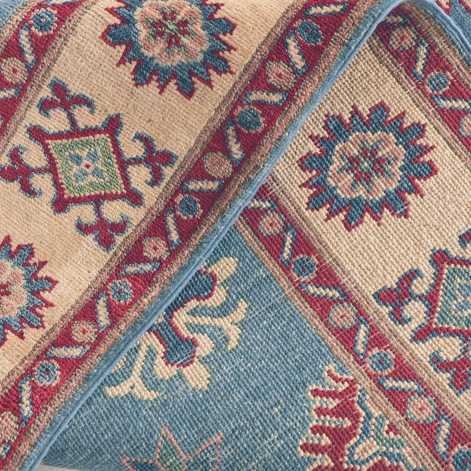 Detail image 9 of 12: 5' 1 x 6' 6 Hand Knotted Kazak Rug