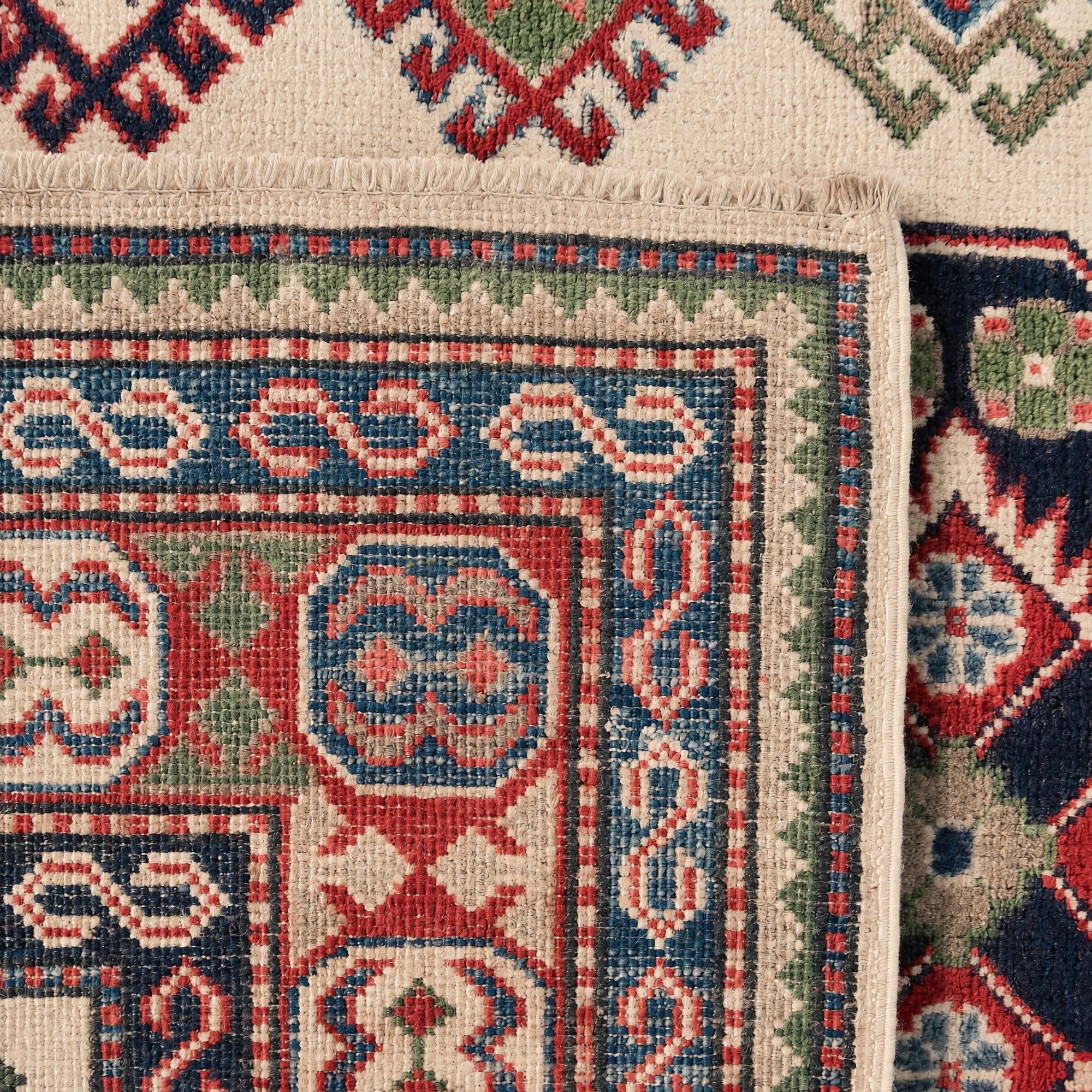 150cm x 205cm Handgeknüpft Kazak Teppich
