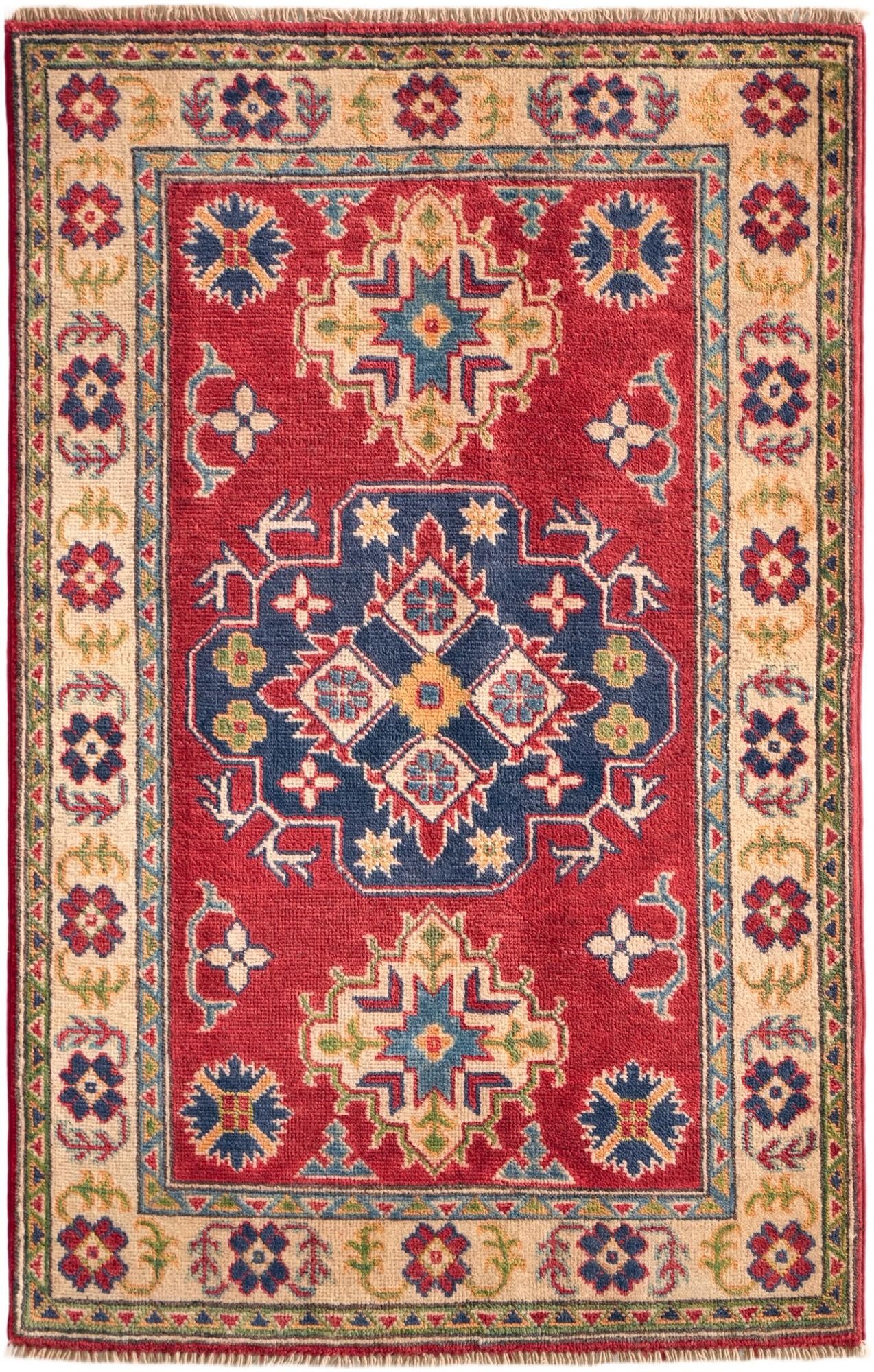 2' 8 x 4' 3 Hand Knotted Kazak Rug