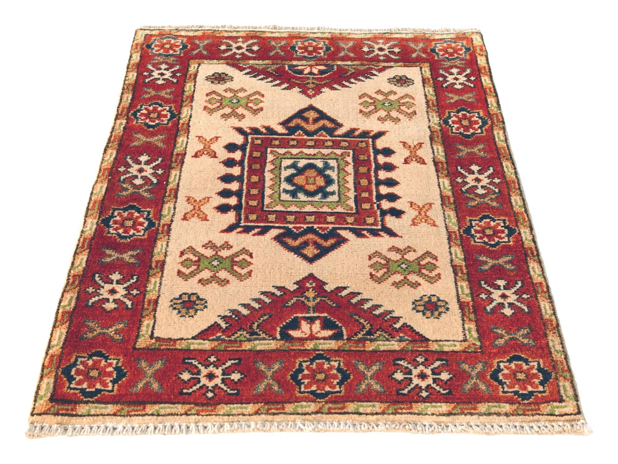 2' x 2' 11 Hand Knotted Kazak Rug