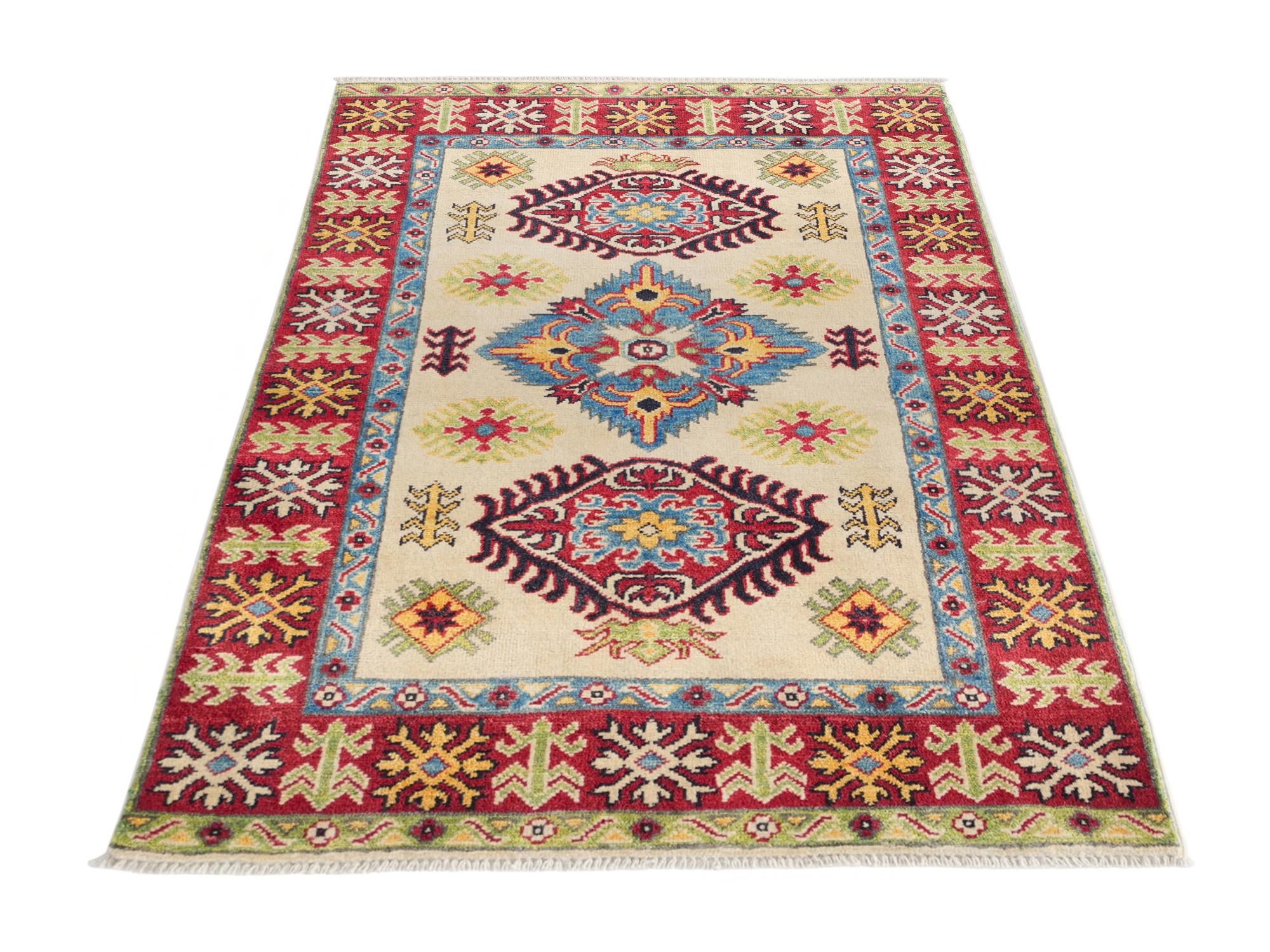90cm x 150cm Hand Knotted Kazak Rug