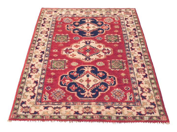 2' 8 x 4' Hand Knotted Kazak Rug