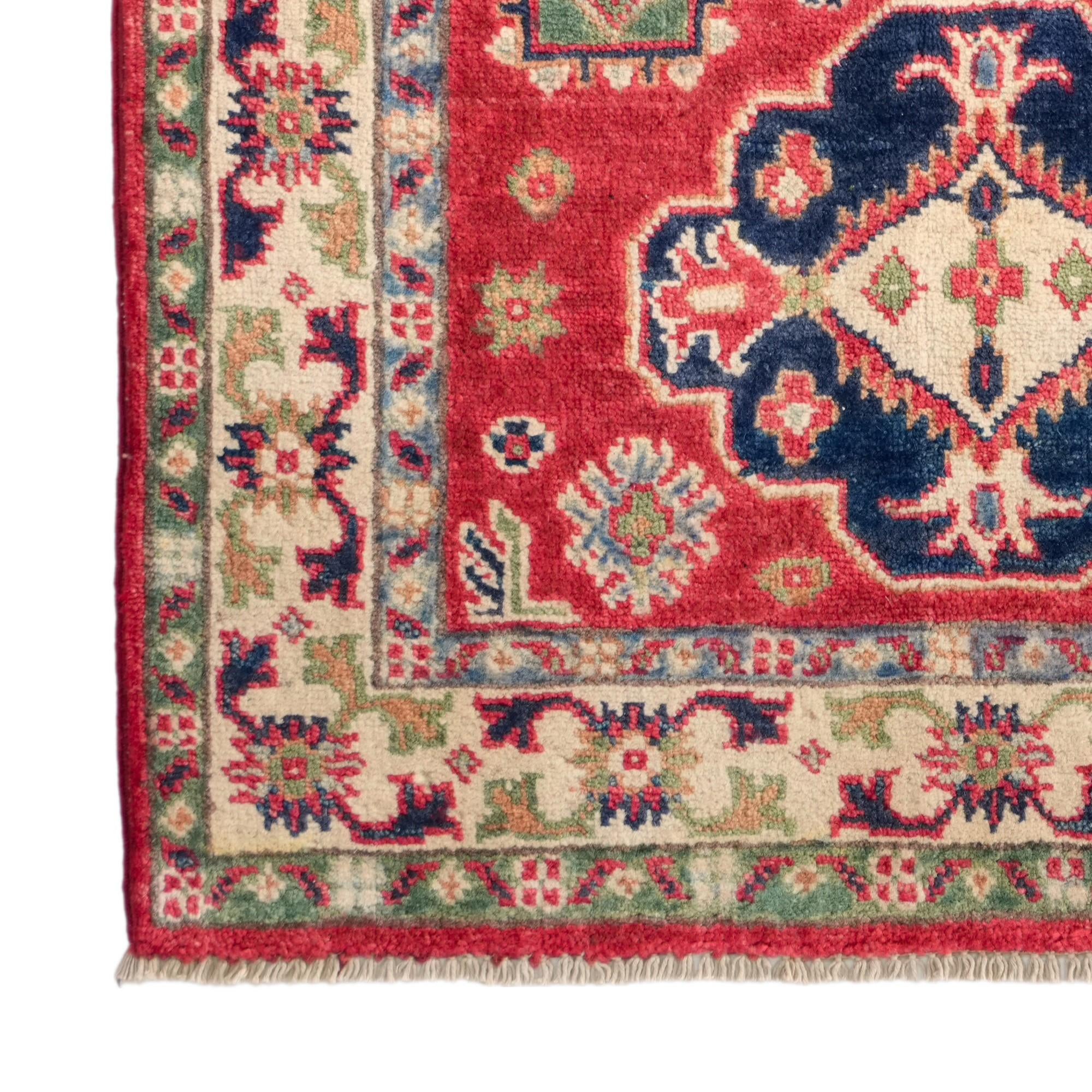 80cm x 120cm Hand Knotted Kazak Rug