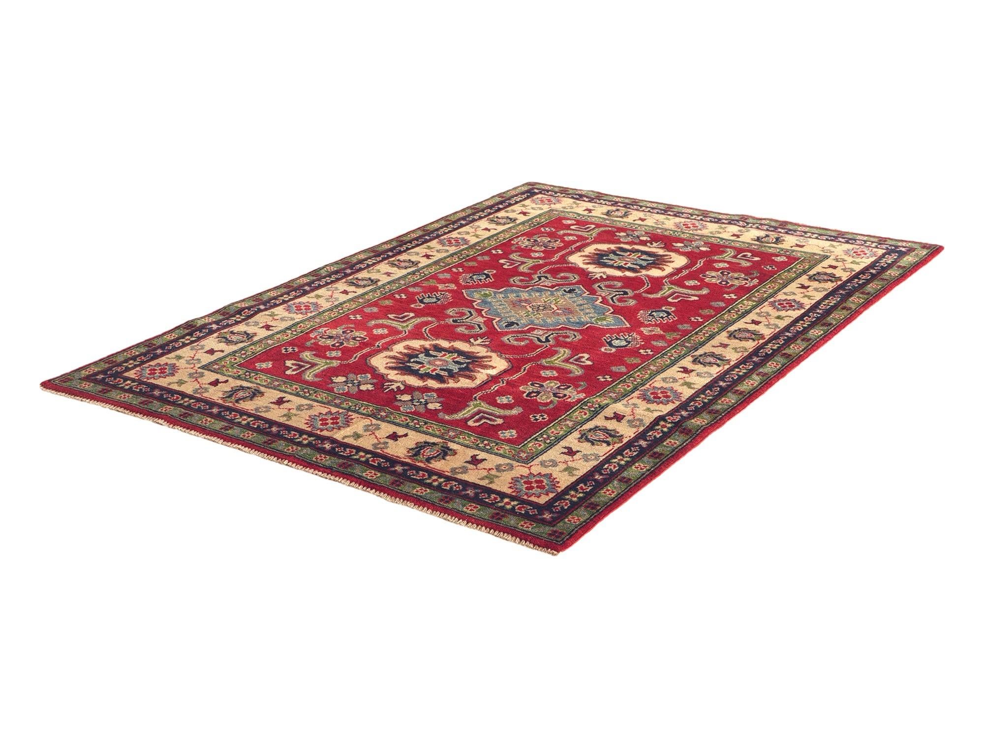 Detail image 4 of 12: 4' x 5' 10 Hand Knotted Kazak Rug