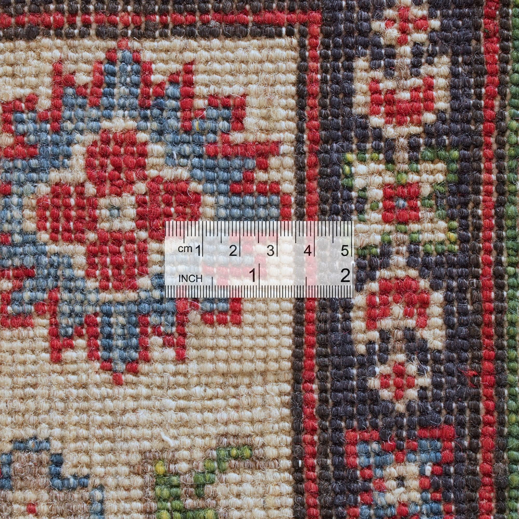 Detail image 10 of 12: 4' x 5' 10 Hand Knotted Kazak Rug