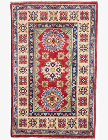 2' 8 x 4' 2 Hand Knotted Kazak Rug
