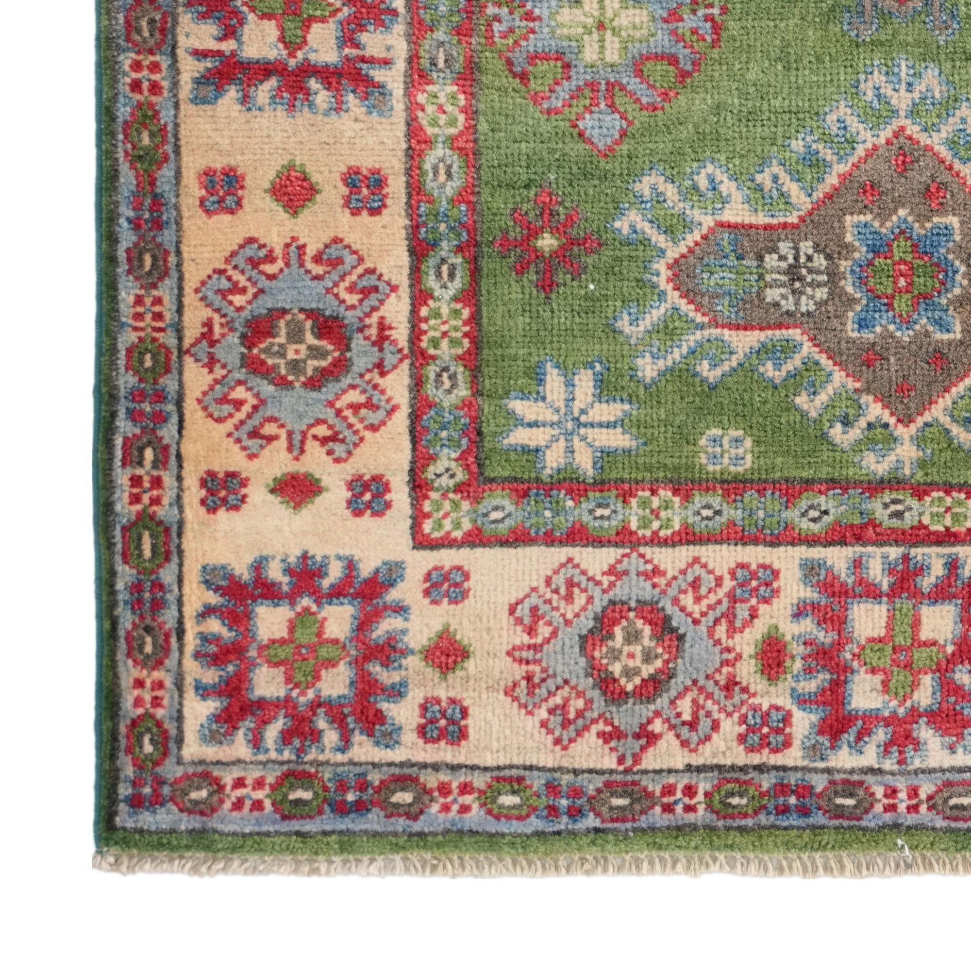 2' 10 x 4' 2 Hand Knotted Kazak Rug