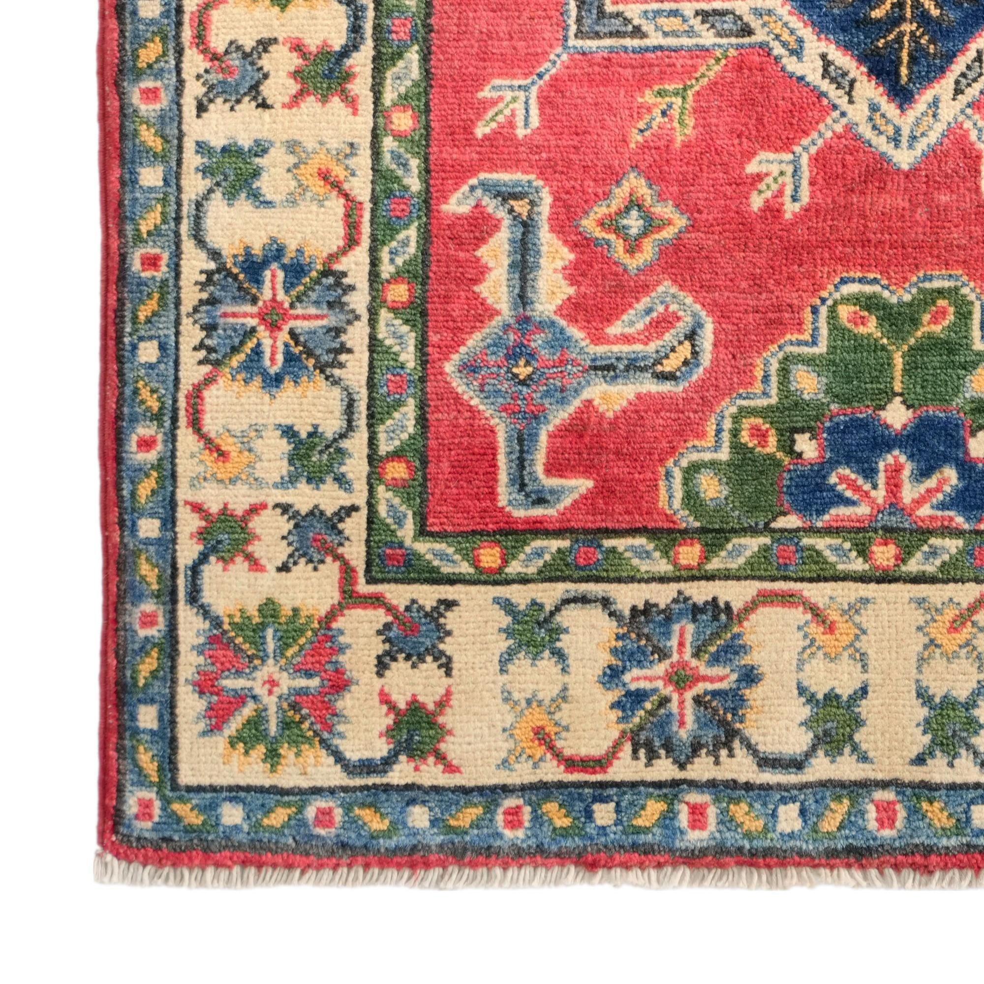 2' 9 x 3' 10 Hand Knotted Kazak Rug