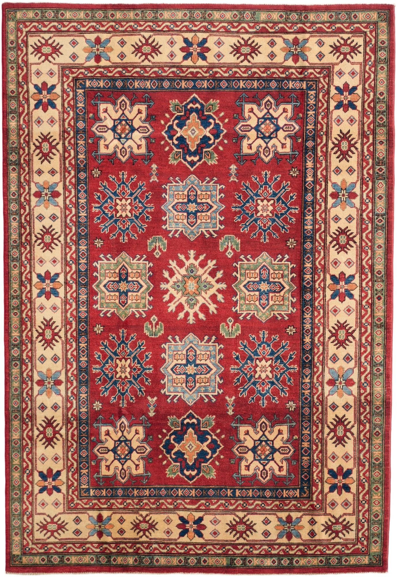 6' 2 x 9' Hand Knotted Kazak Rug