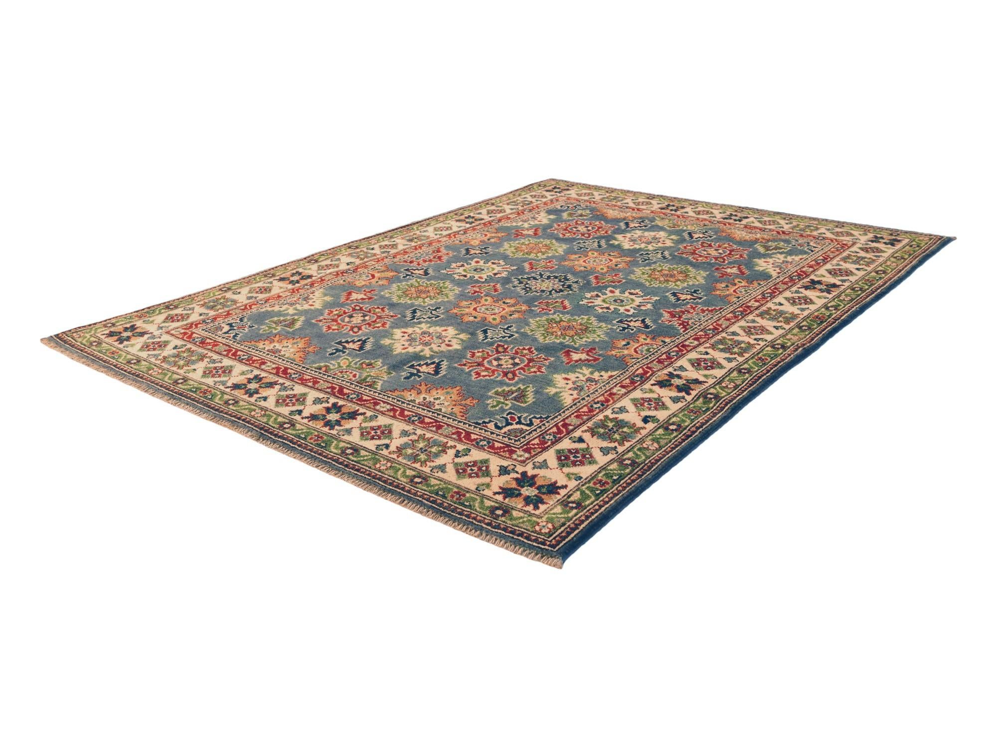 4' 11 x 6' 8 Hand Knotted Kazak Rug