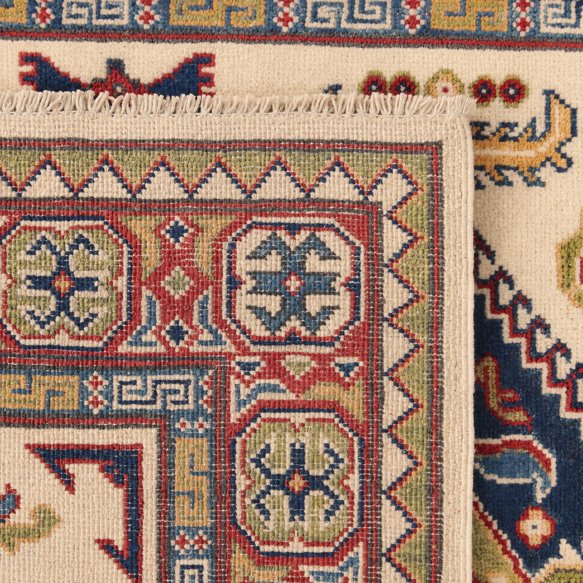 120cm x 185cm Handgeknüpft Kazak Teppich