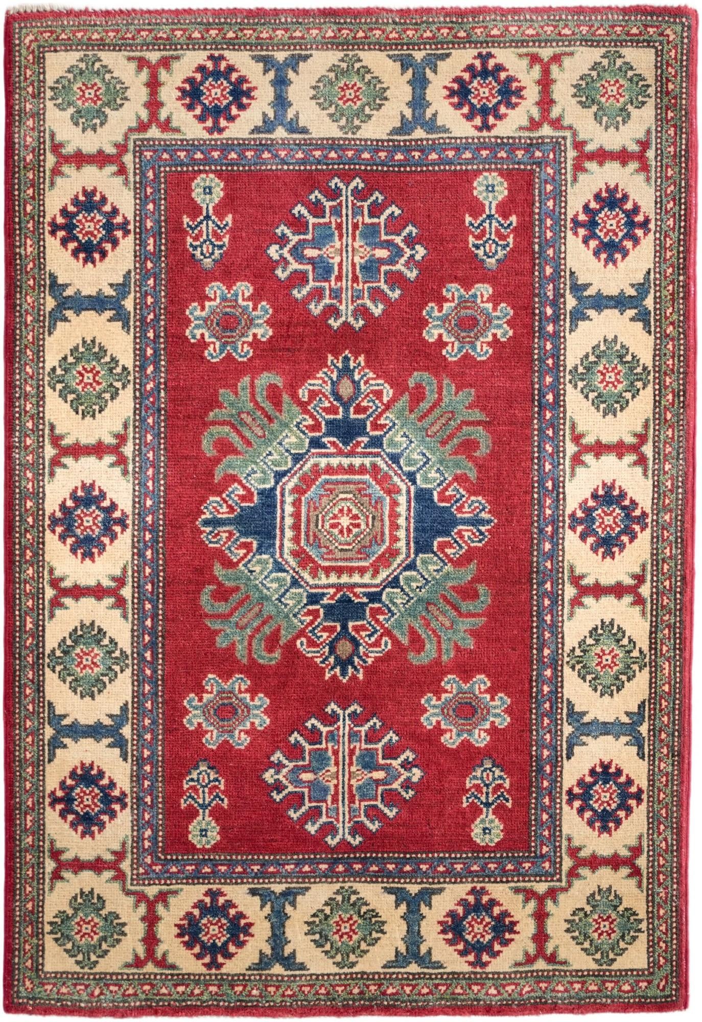 2' 9 x 4' 1 Hand Knotted Kazak Rug
