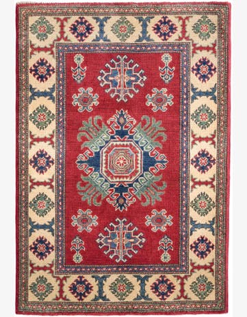 2' 9 x 4' 1 Hand Knotted Kazak Rug