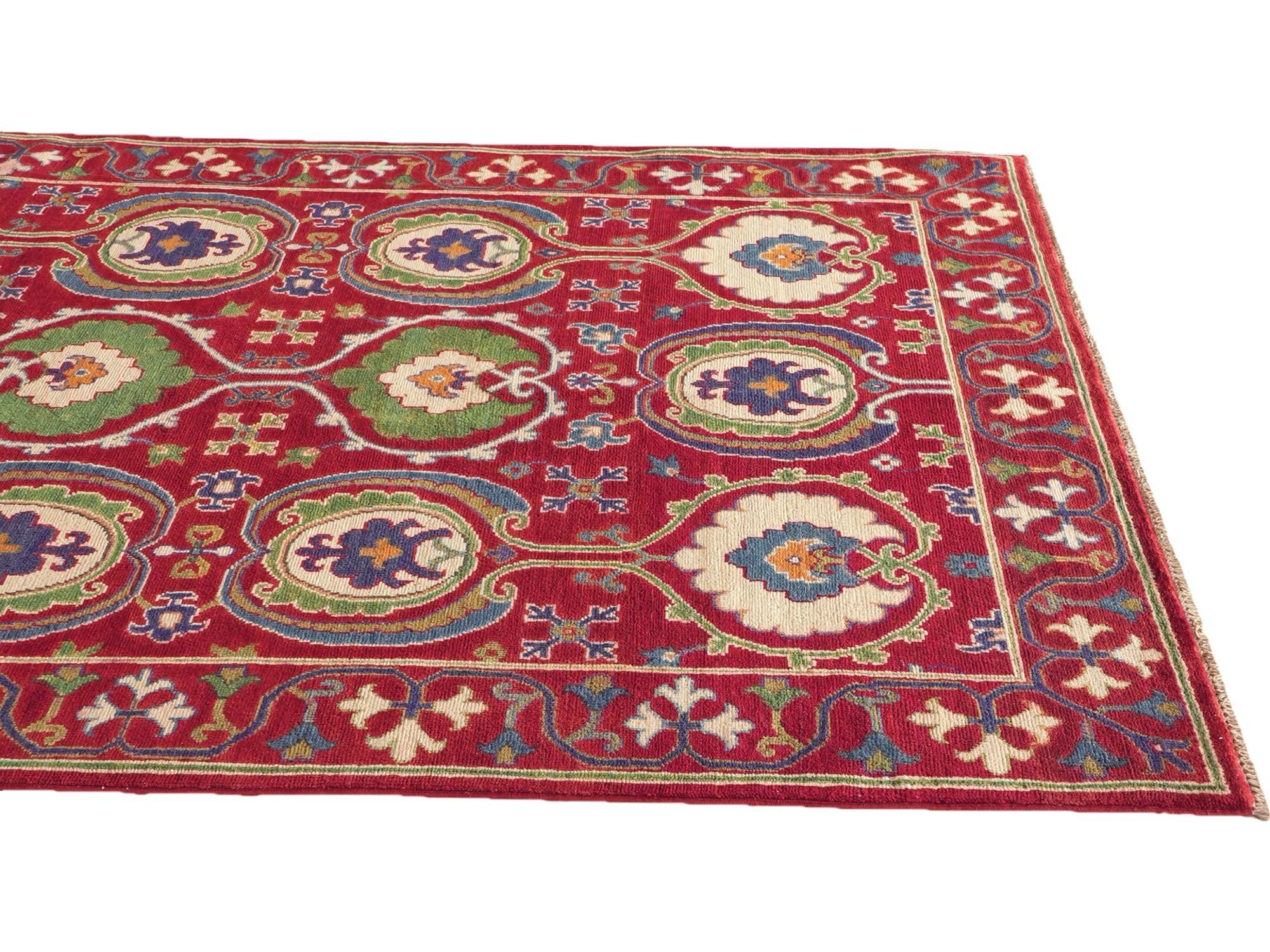 Detail image 6 of 12: 5' 1 x 7' Hand Knotted Kazak Rug