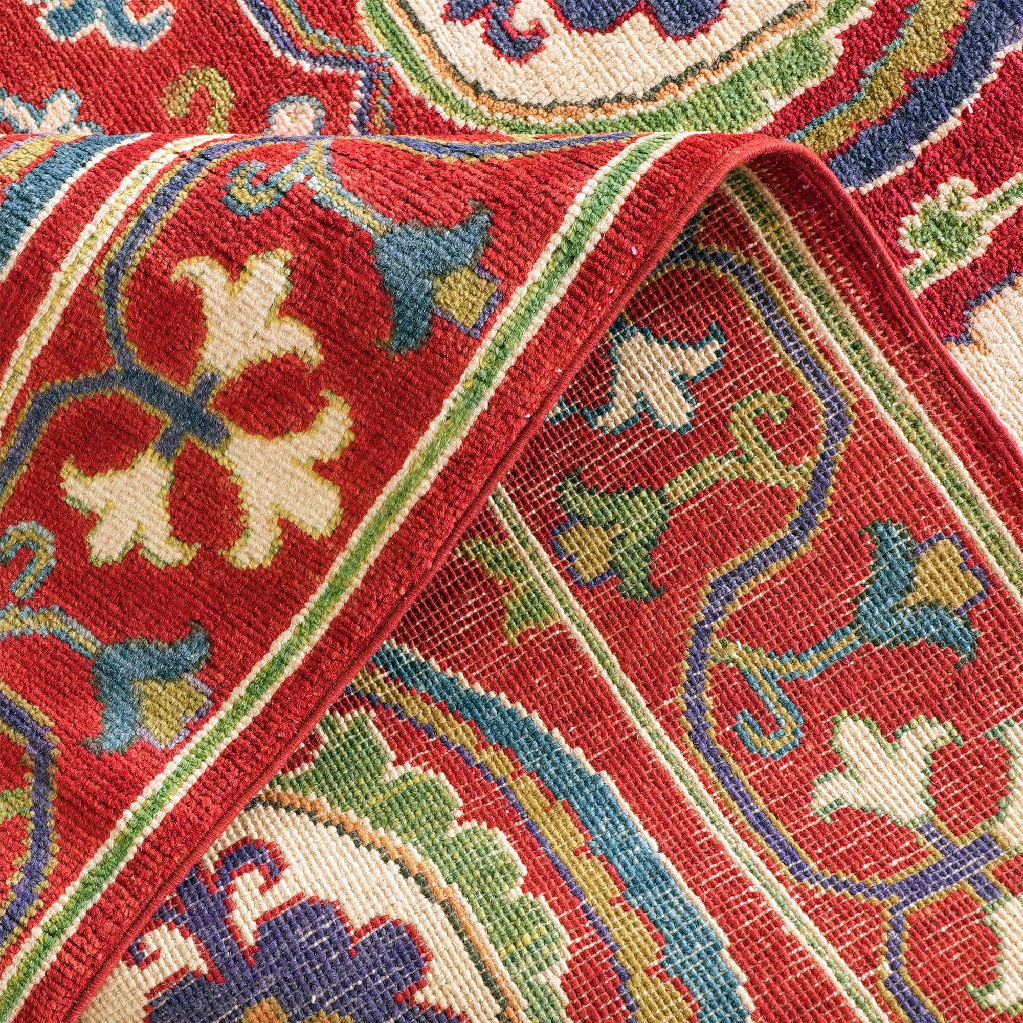 Detail image 9 of 12: 5' 1 x 7' Hand Knotted Kazak Rug
