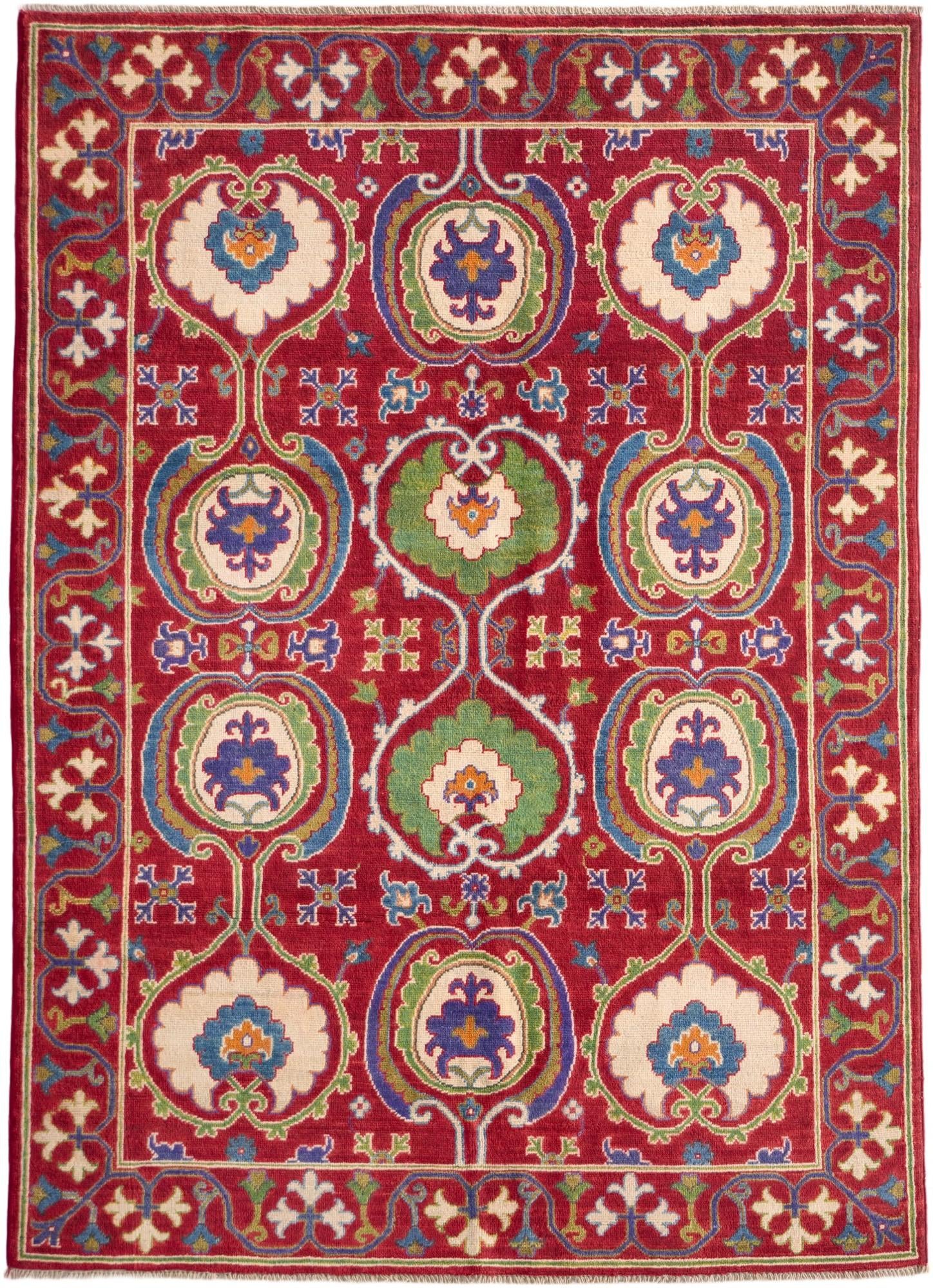 Detail image 2 of 12: 5' 1 x 7' Hand Knotted Kazak Rug