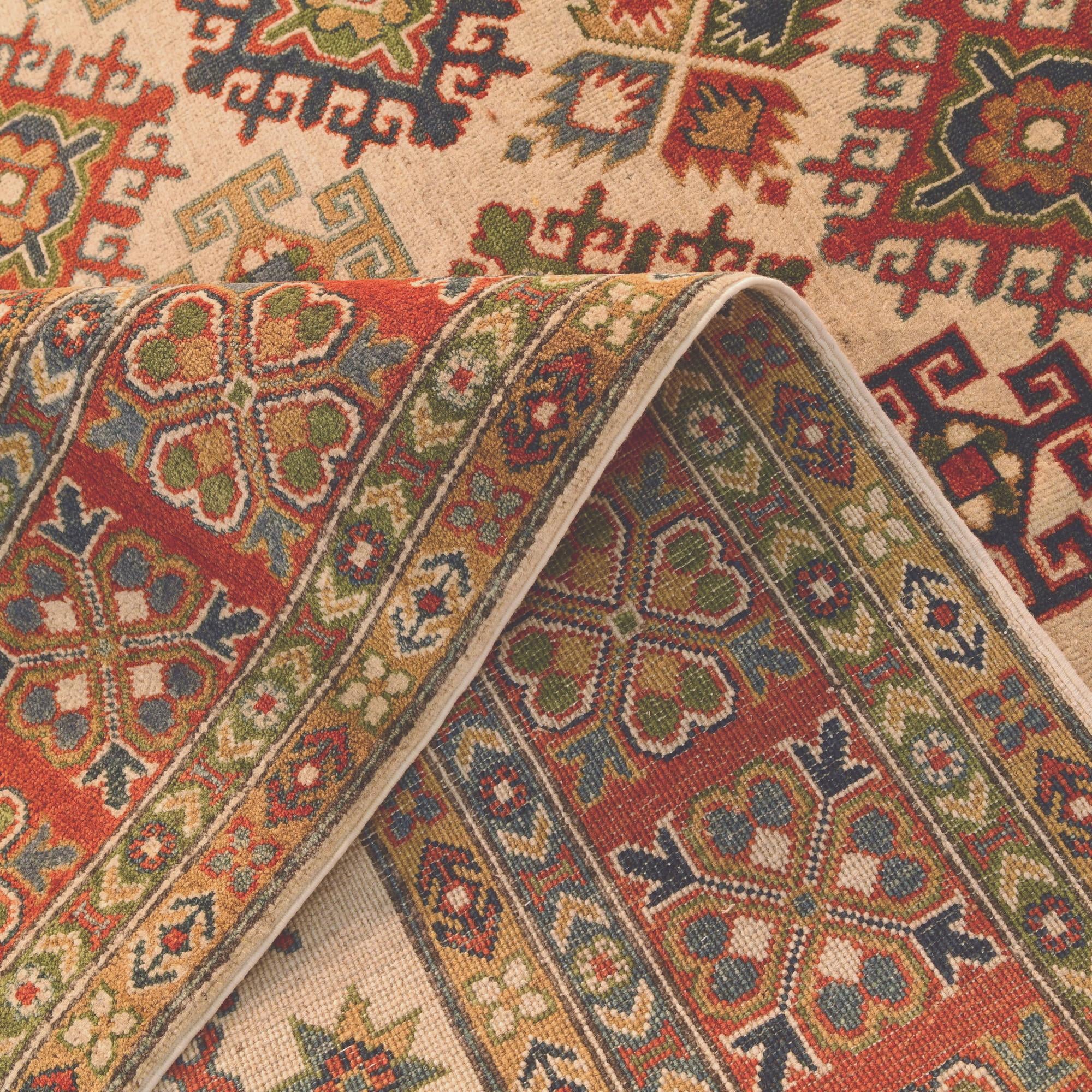 8' 2 x 9' 6 Hand Knotted Kazak Rug