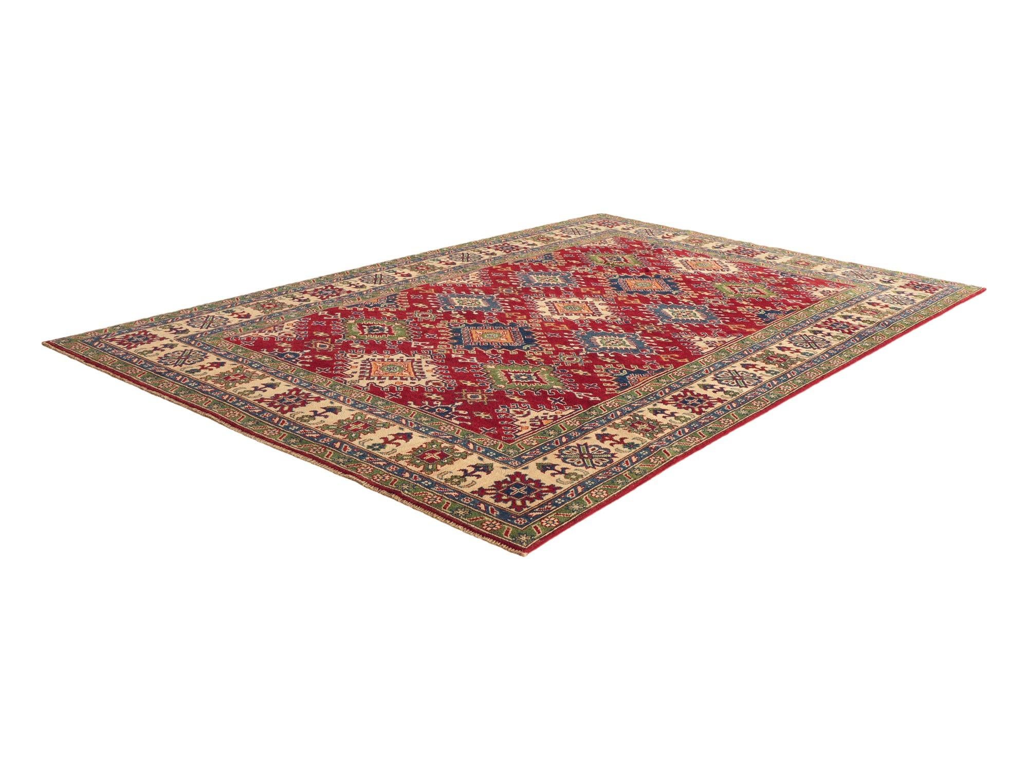 Detail image 4 of 10: 6' 7 x 9' 10 Hand Knotted Kazak Rug