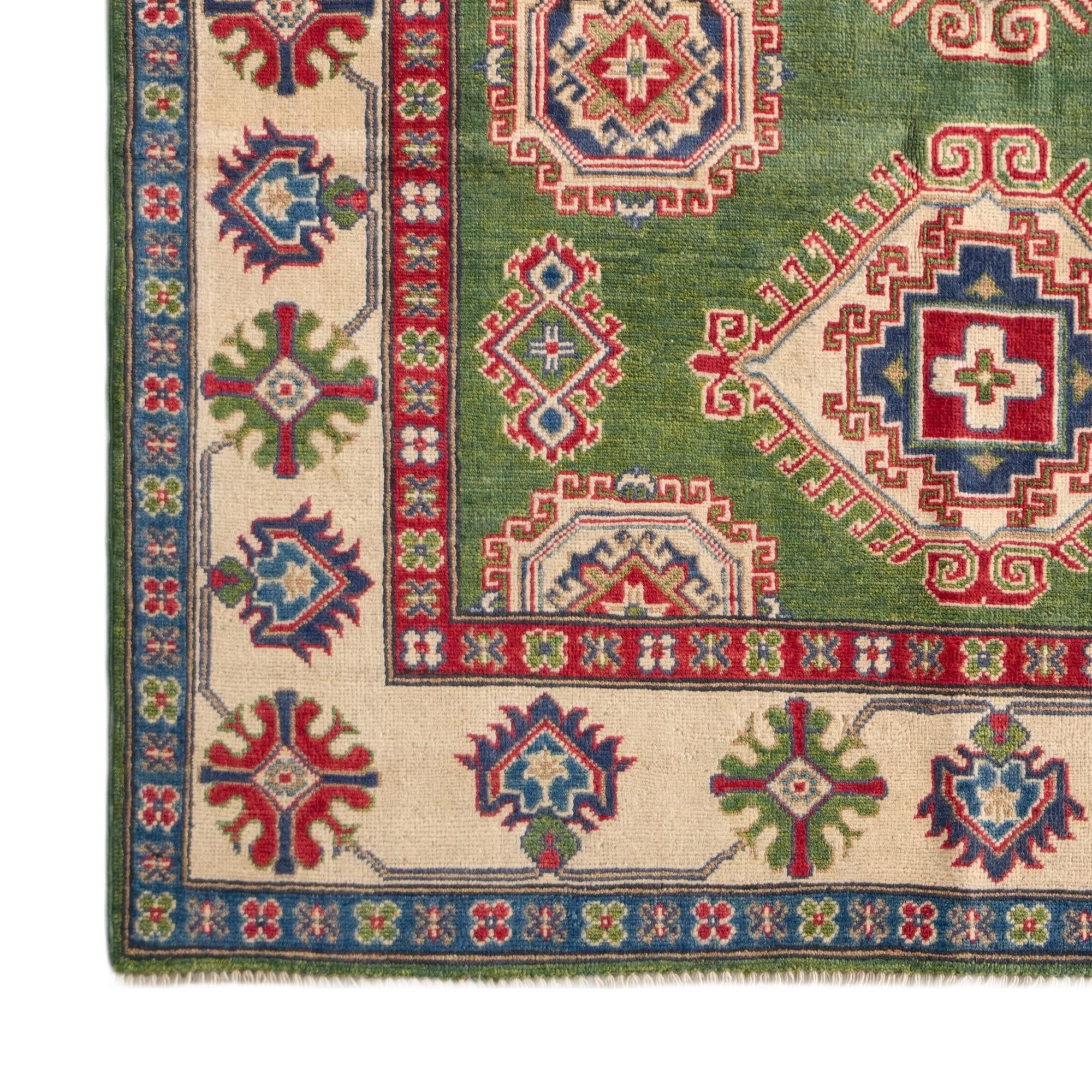 Detail image 7 of 11: 5' 1 x 6' 10 Hand Knotted Kazak Rug