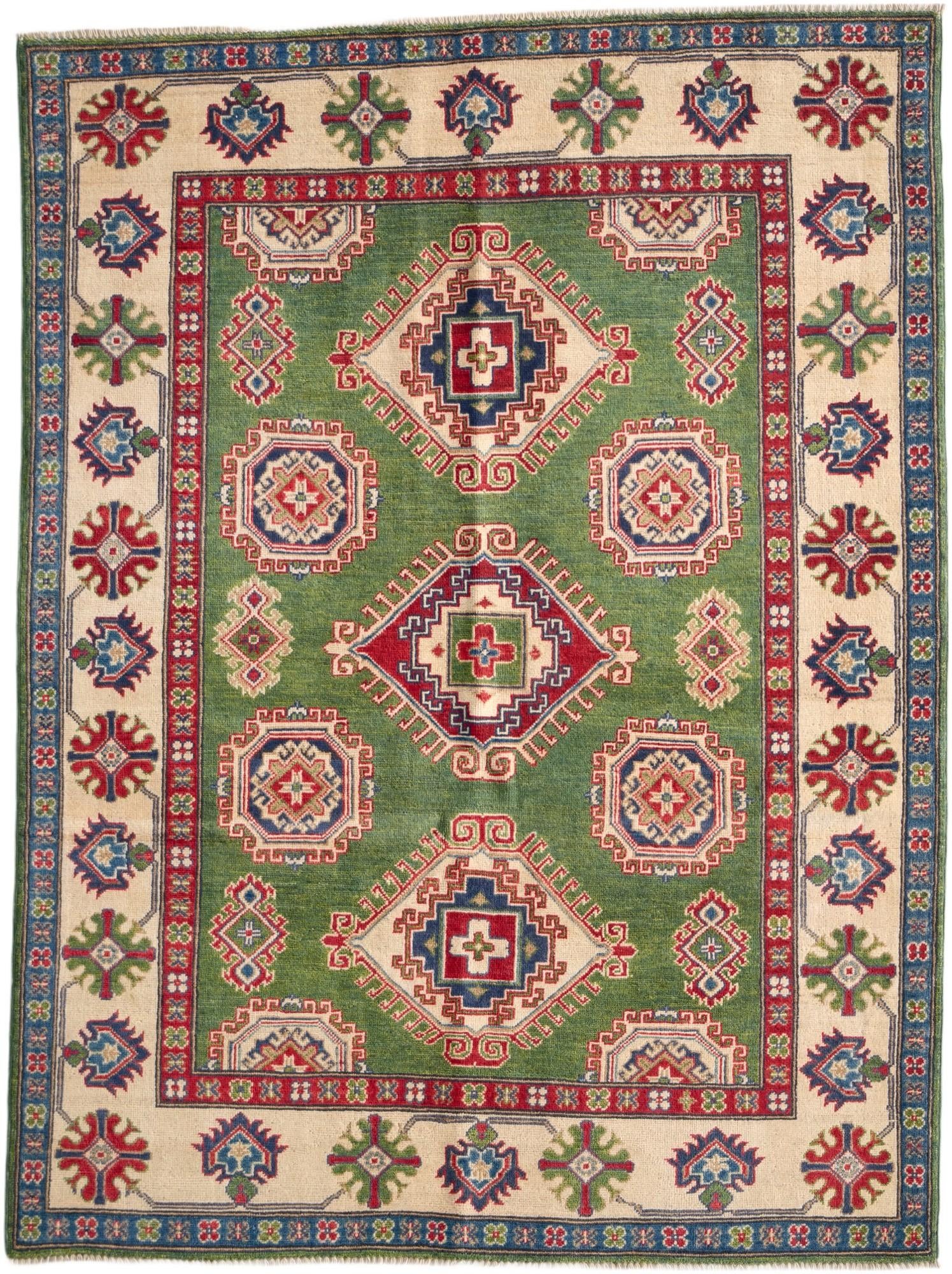 Detail image 2 of 11: 5' 1 x 6' 10 Hand Knotted Kazak Rug