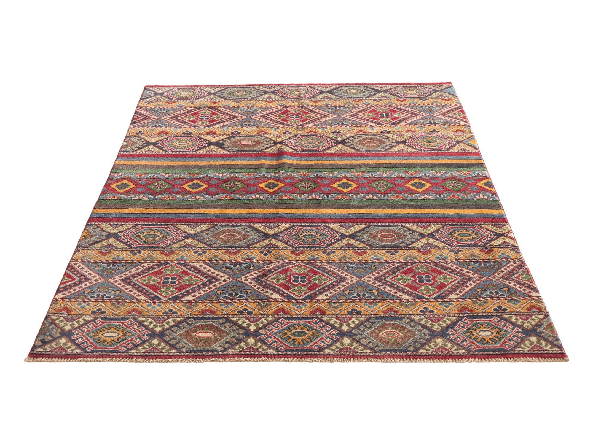 Detail image 5 of 12: 5' x 6' 8 Hand Knotted Kazak Rug