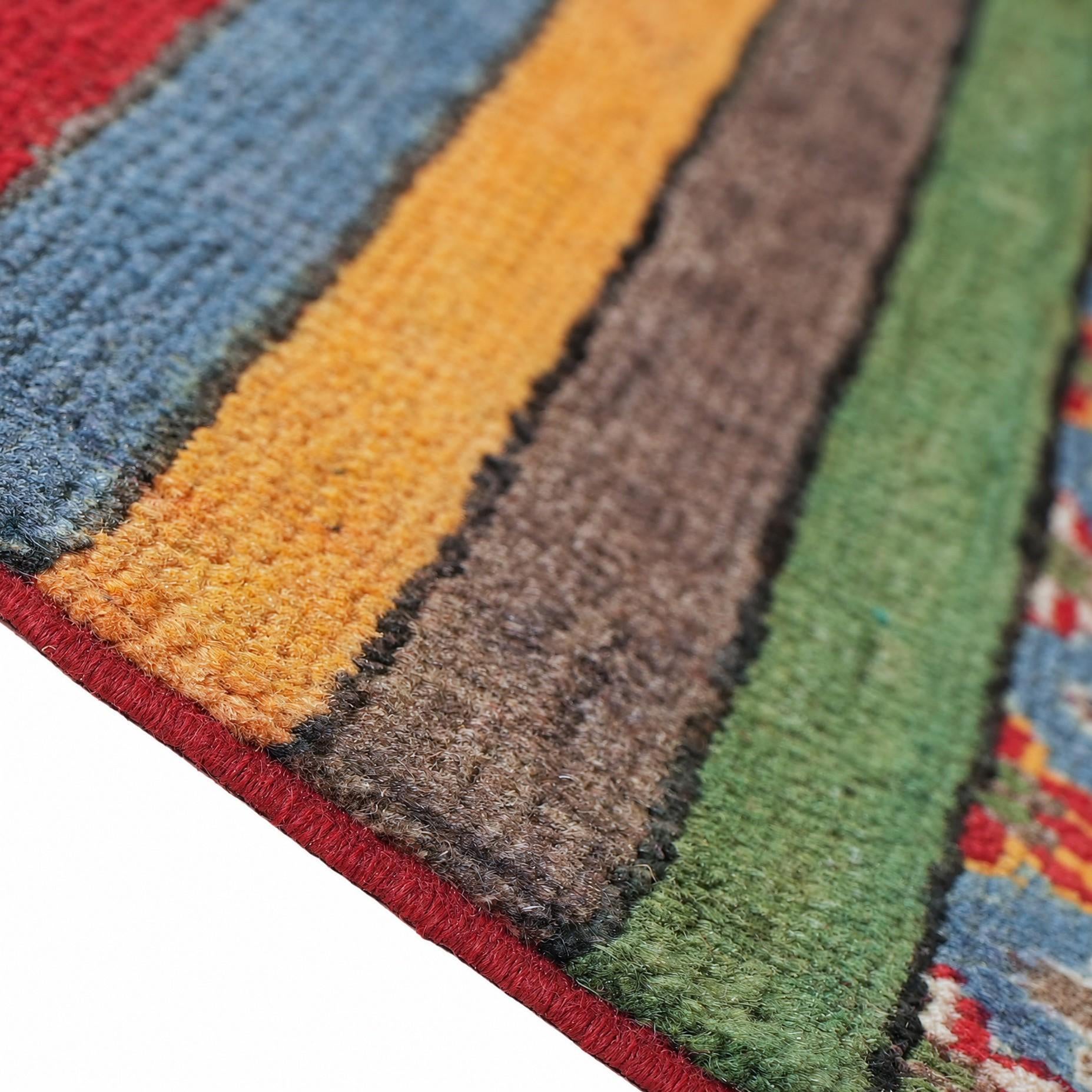 Detail image 8 of 12: 5' x 6' 8 Hand Knotted Kazak Rug