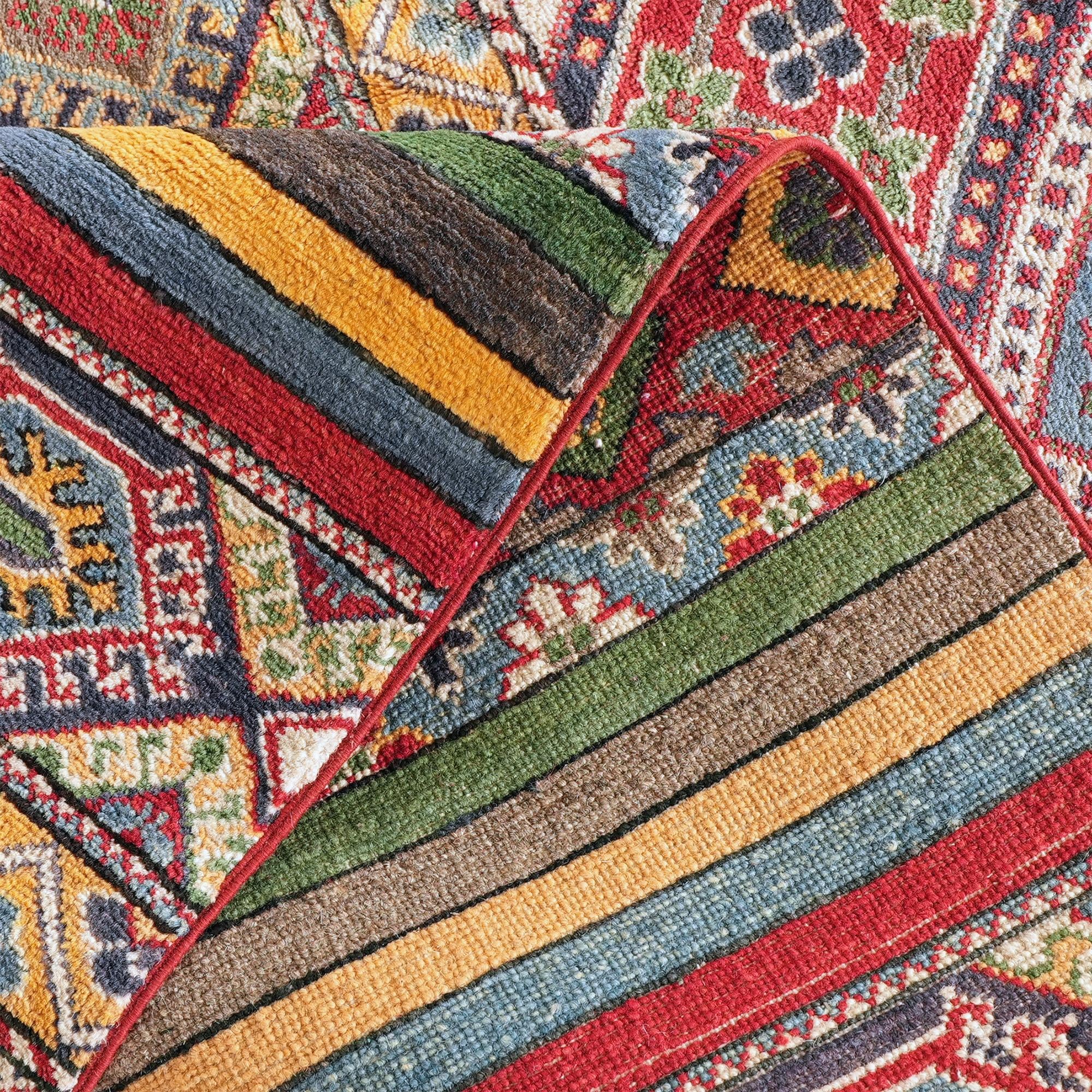 Detail image 9 of 12: 5' x 6' 8 Hand Knotted Kazak Rug