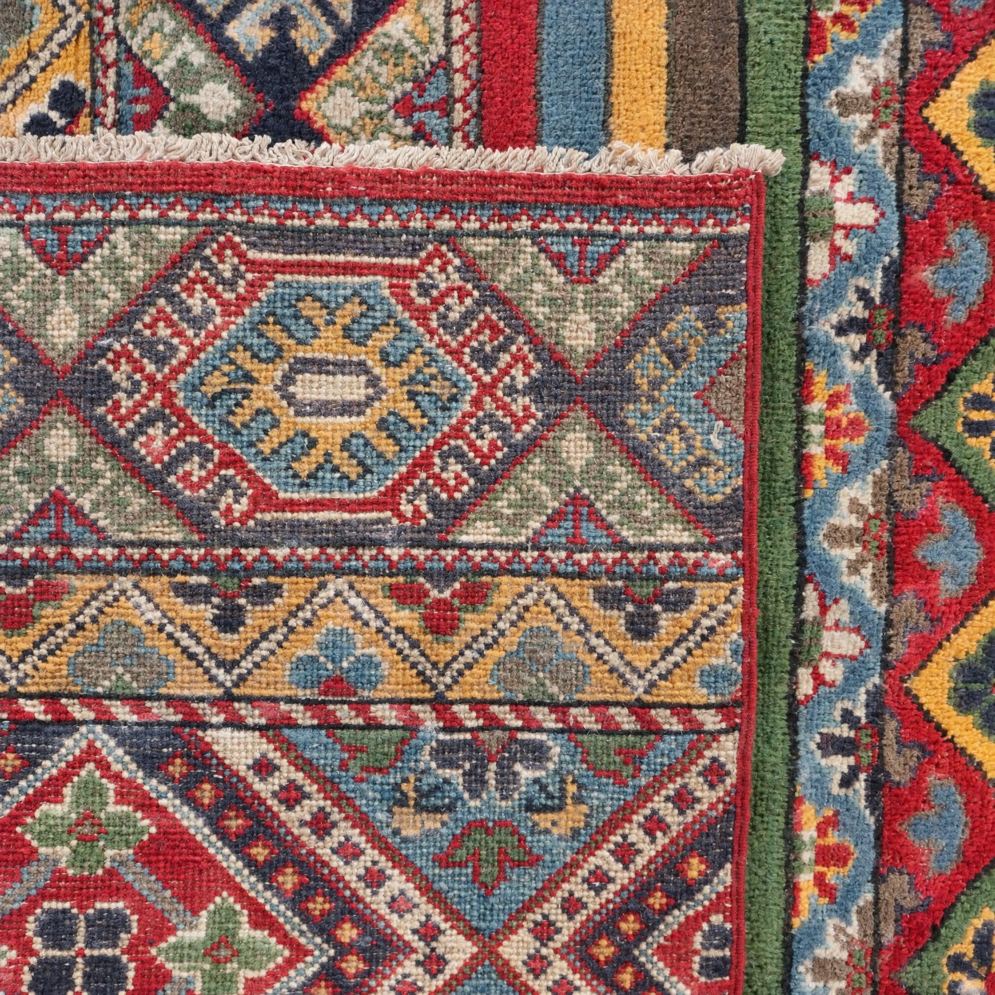 Detail image 12 of 12: 5' x 6' 8 Hand Knotted Kazak Rug