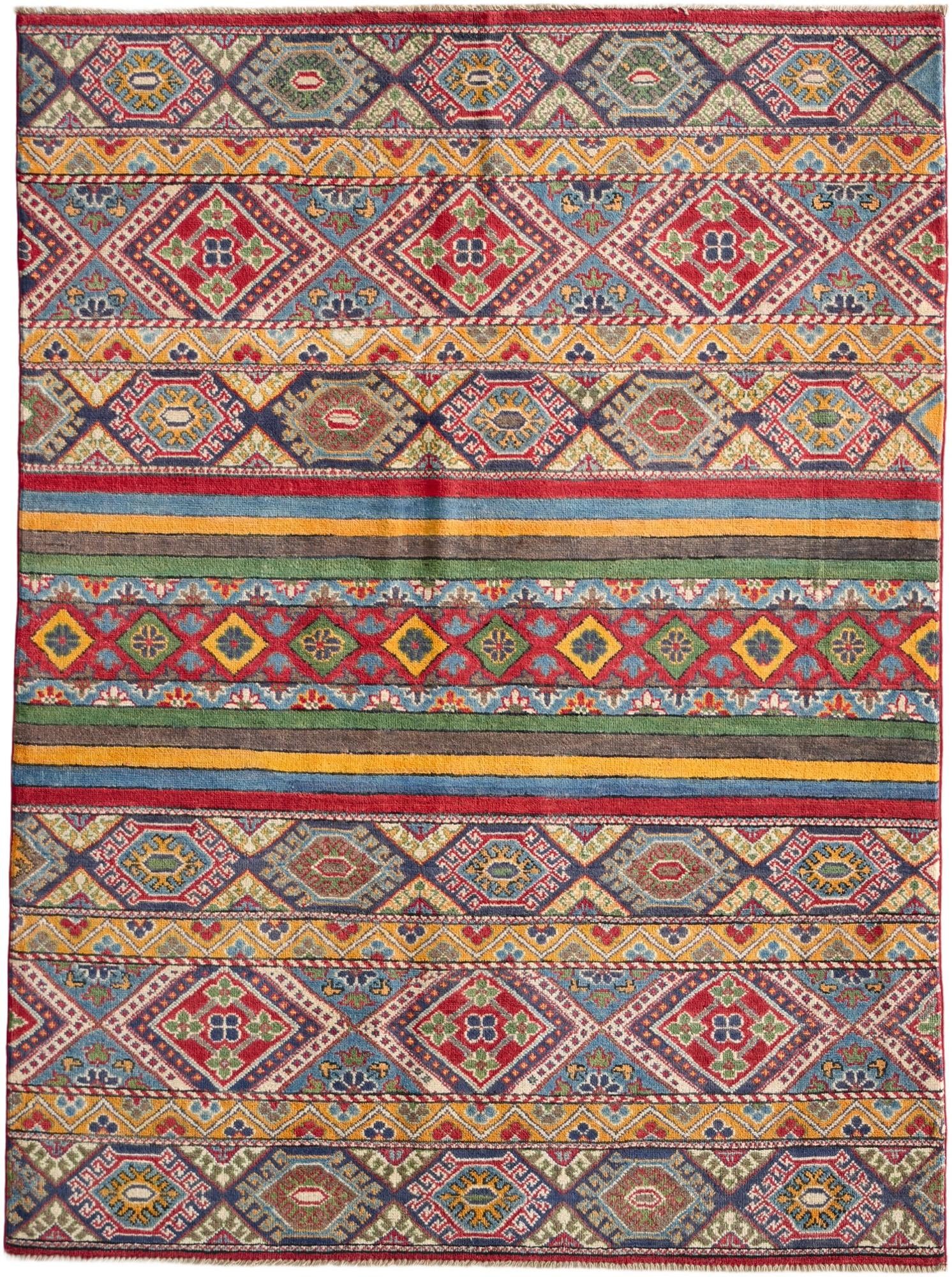Detail image 2 of 12: 5' x 6' 8 Hand Knotted Kazak Rug
