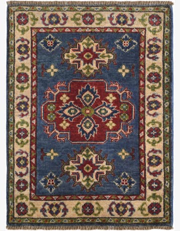 2' 2 x 2' 11 Hand Knotted Kazak Rug