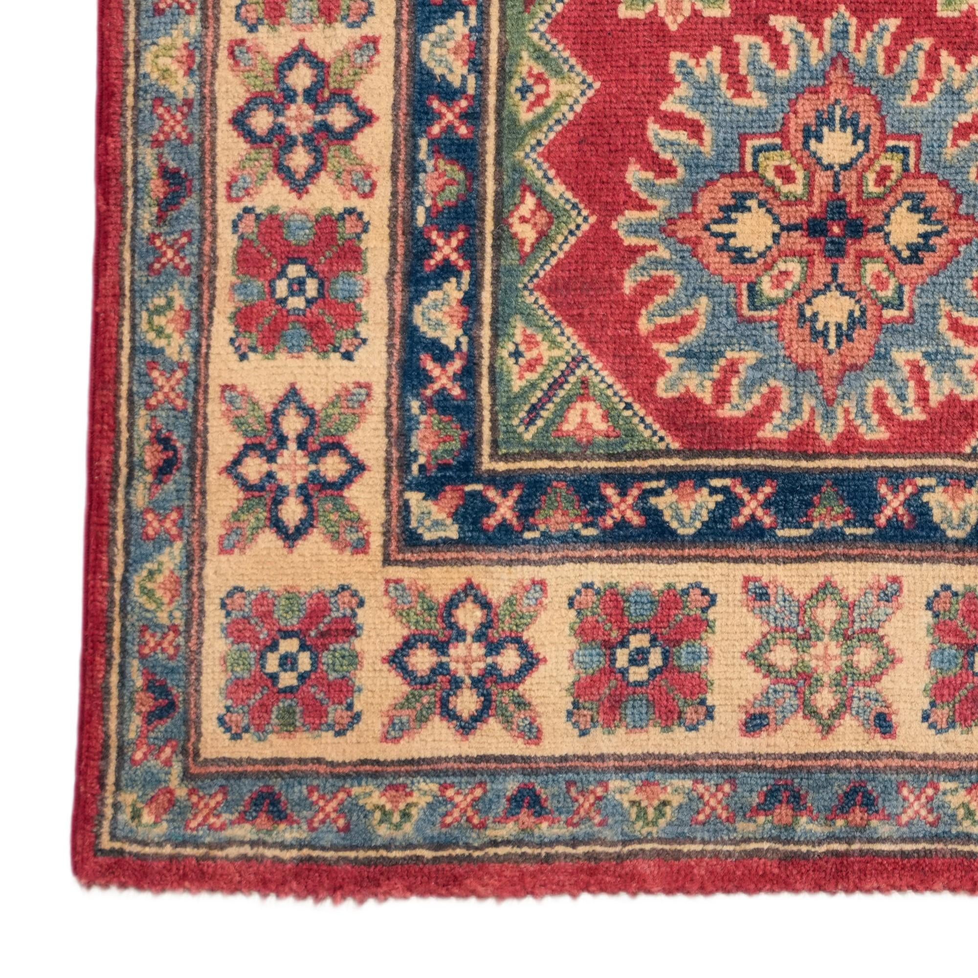 Detail image 7 of 10: 2' 7 x 4' 1 Hand Knotted Kazak Rug