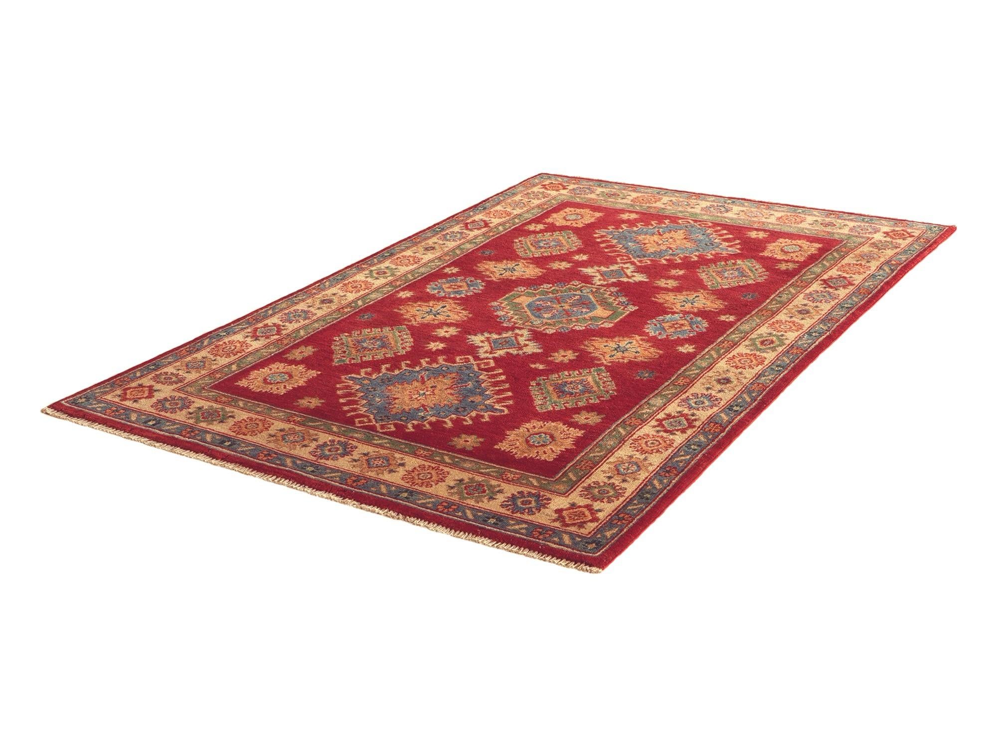 Detail image 4 of 10: 3' 10 x 5' 10 Hand Knotted Kazak Rug