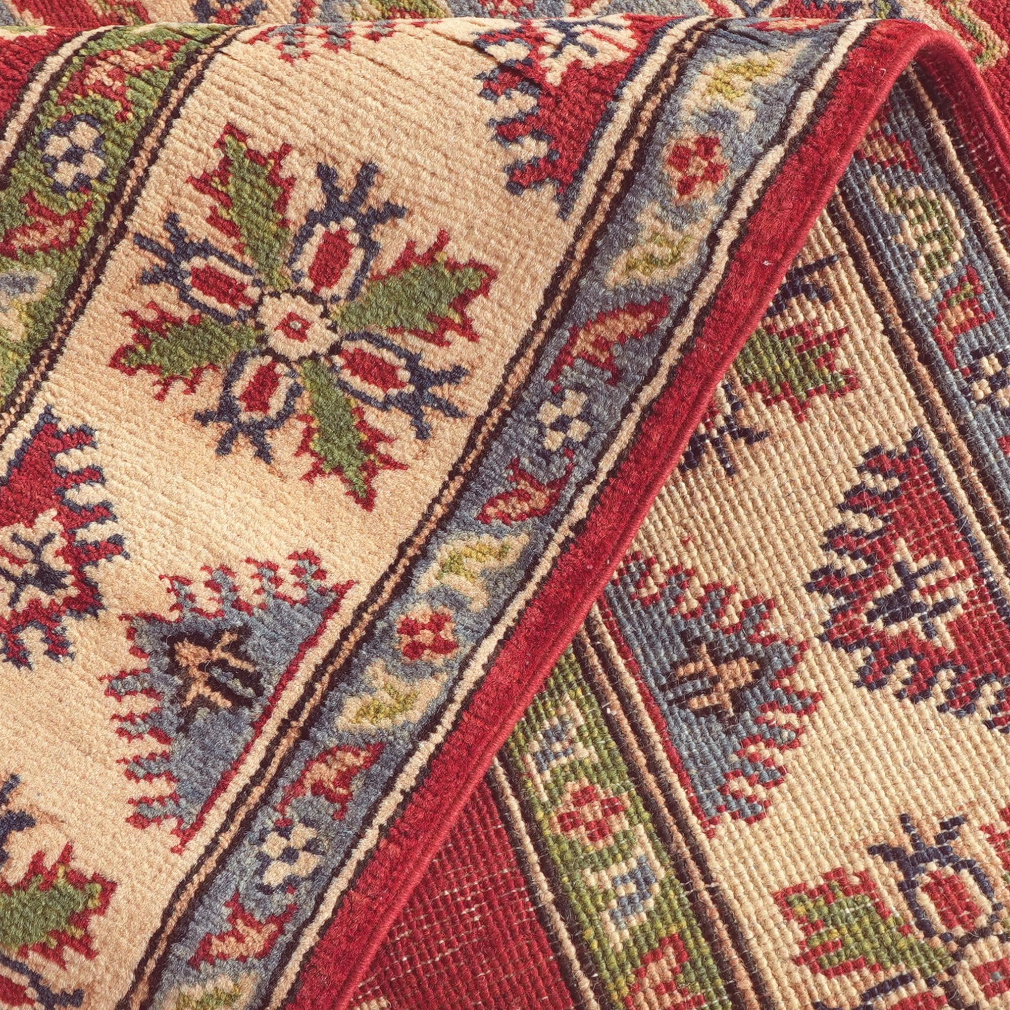 Detail image 8 of 10: 3' 11 x 6' 2 Hand Knotted Kazak Rug