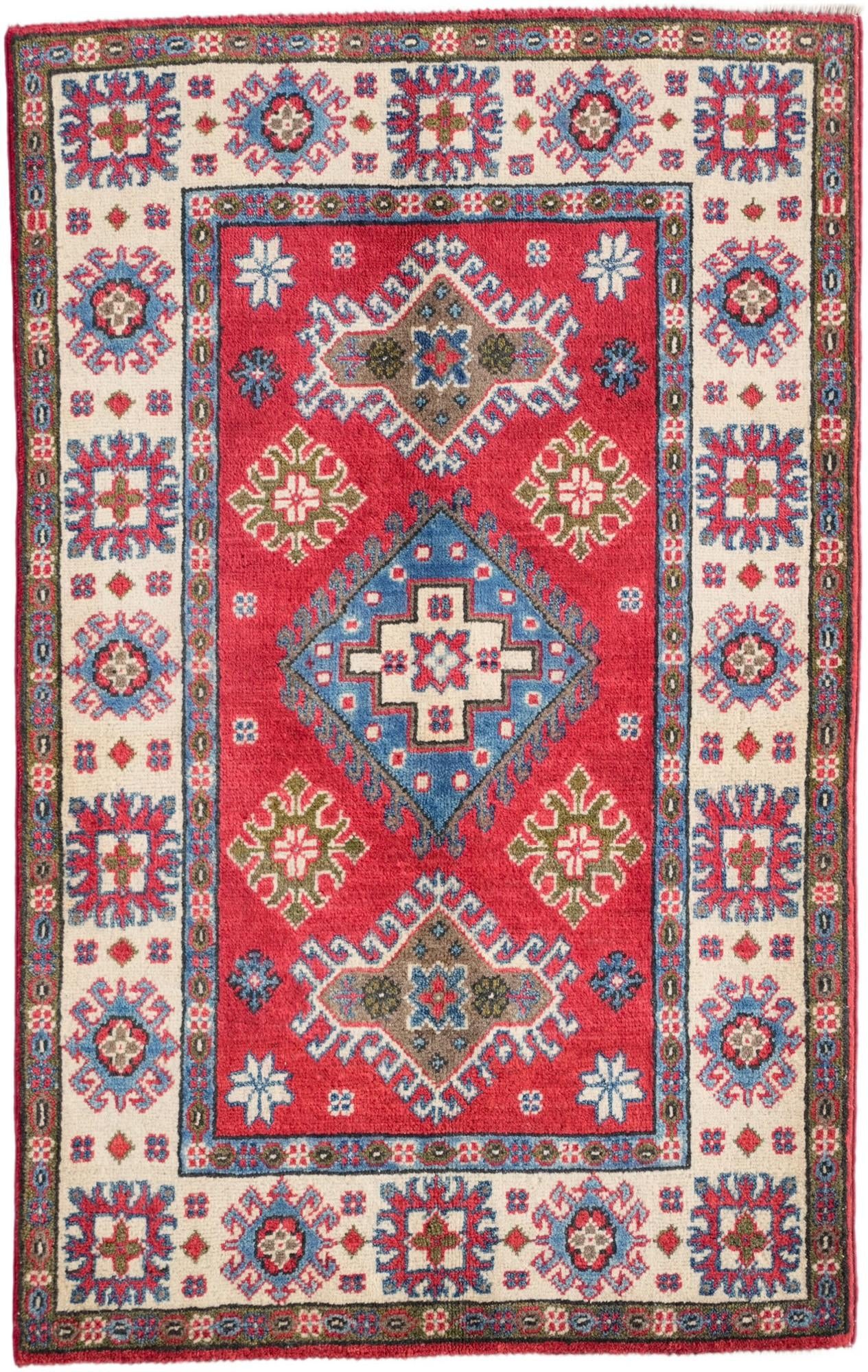 2' 8 x 4' 3 Hand Knotted Kazak Rug