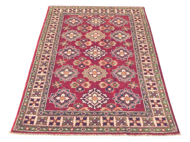 3' 2 x 5' 3 Hand Knotted Kazak Rug