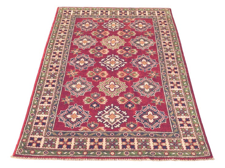 Detail image of 3' 2 x 5' 3 Hand Knotted Kazak Rug