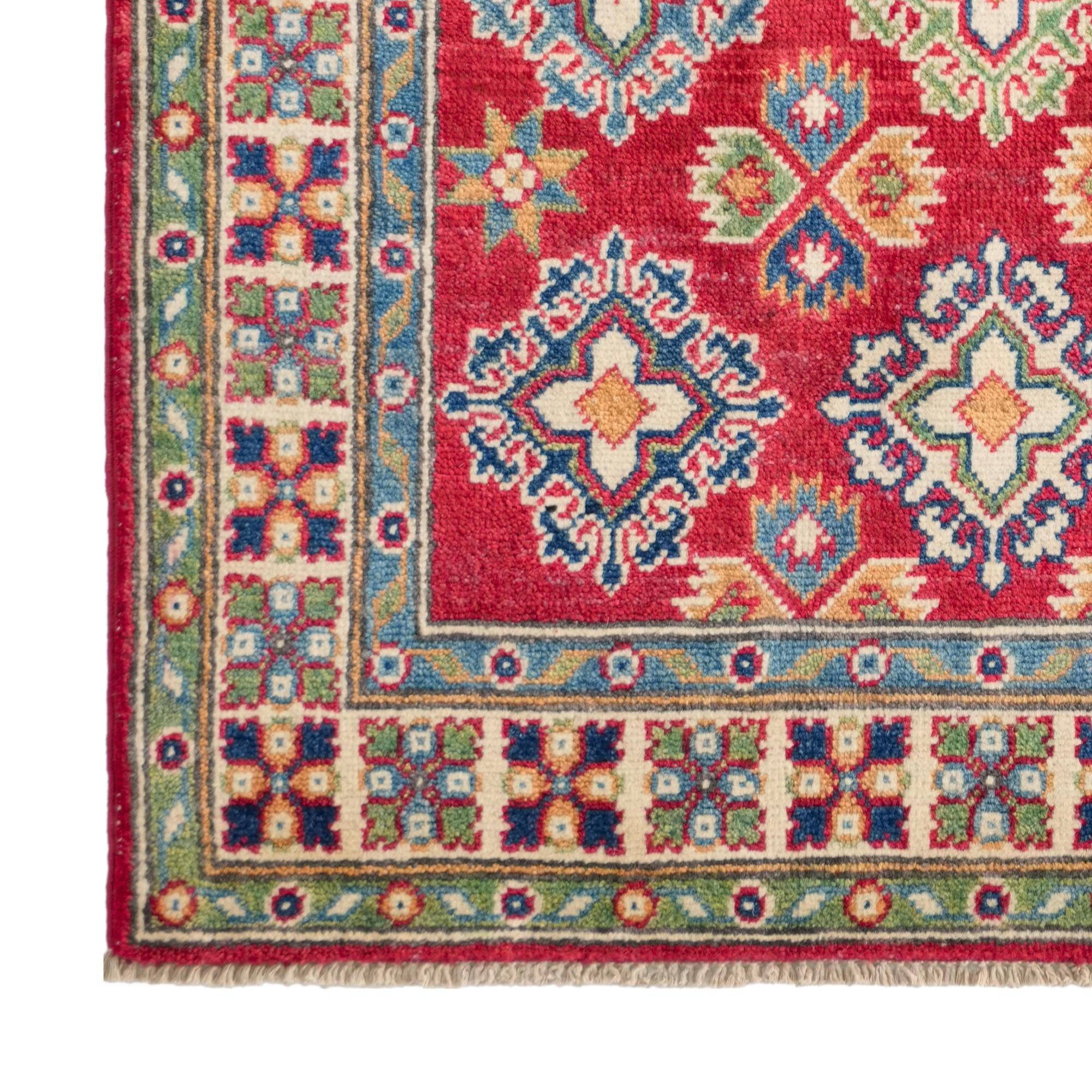 95cm x 160cm Handgeknüpft Kazak Teppich