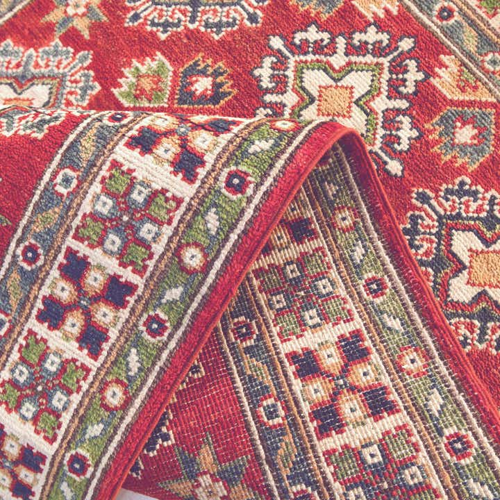 3' 2 x 5' 3 Hand Knotted Kazak Rug