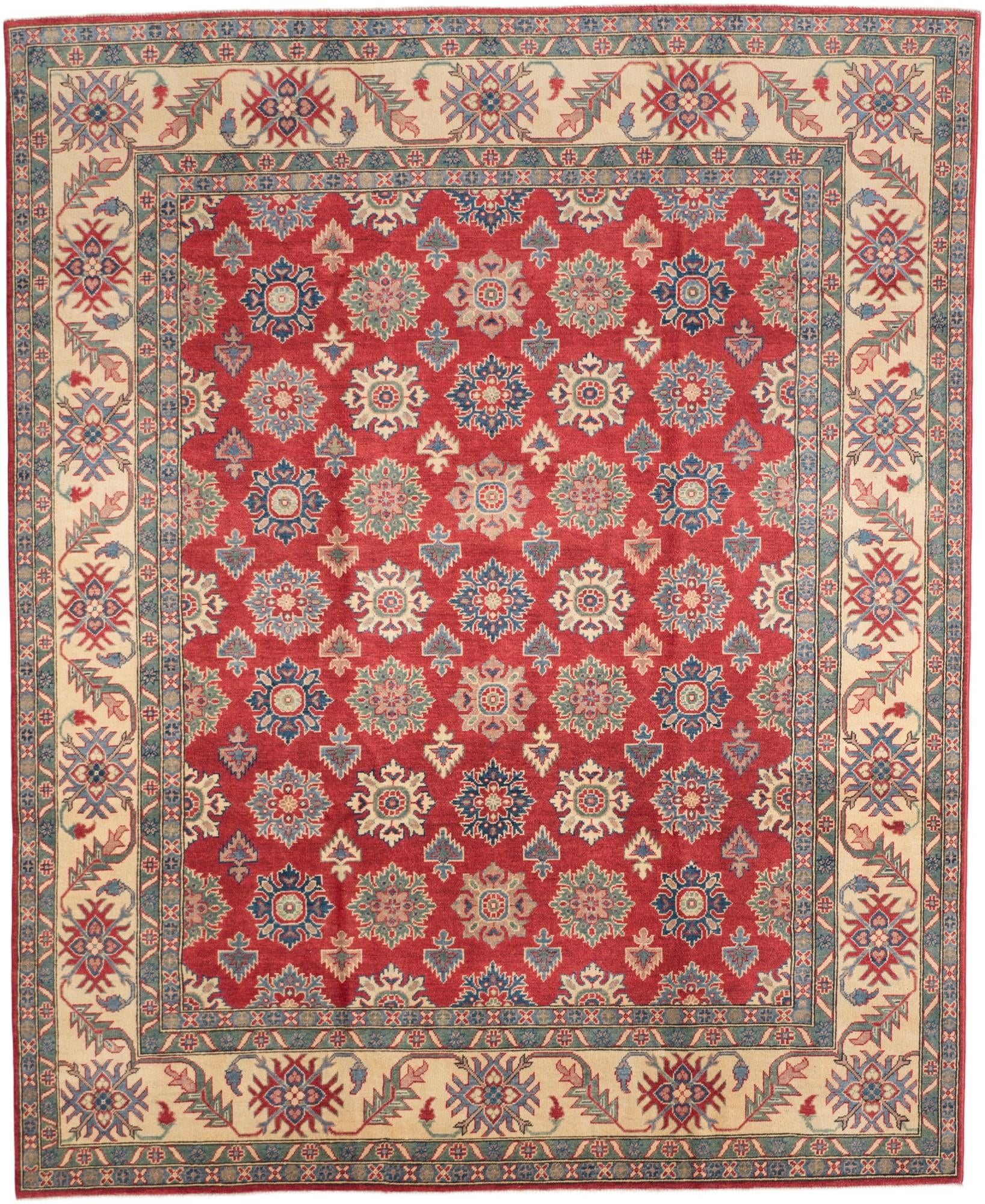 8' 3 x 10' 1 Hand Knotted Kazak Rug
