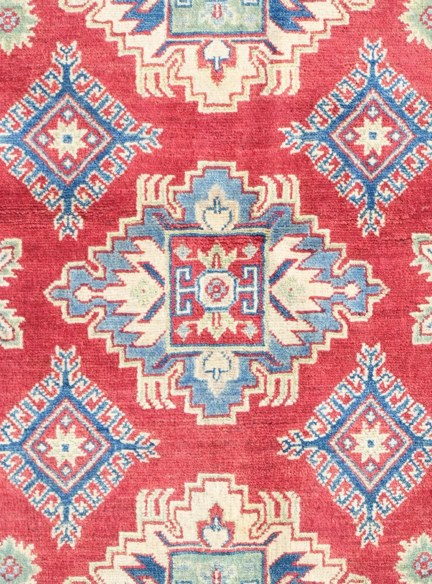 3' 3 x 5' 2 Hand Knotted Kazak Rug