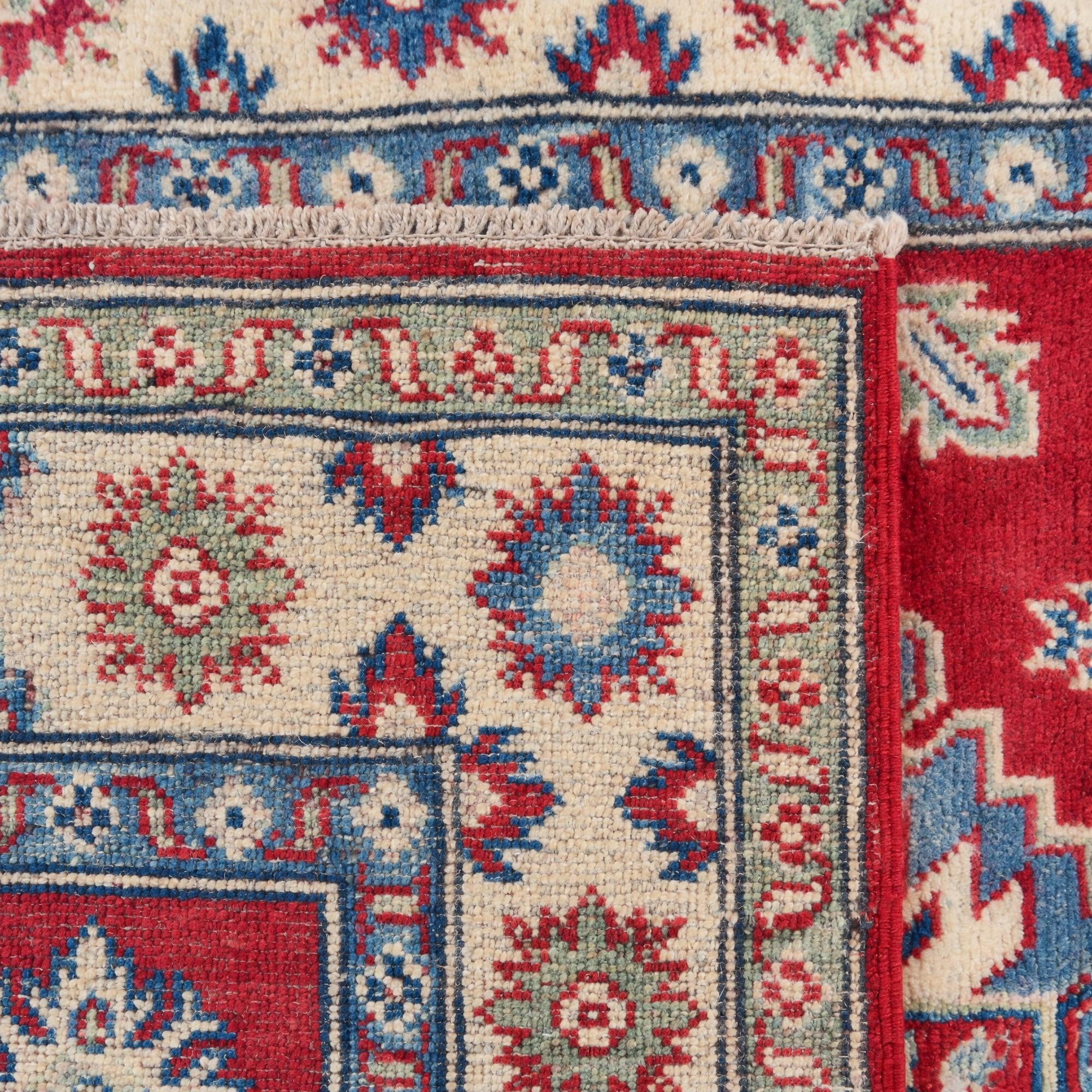 100cm x 155cm Hand Knotted Kazak Rug
