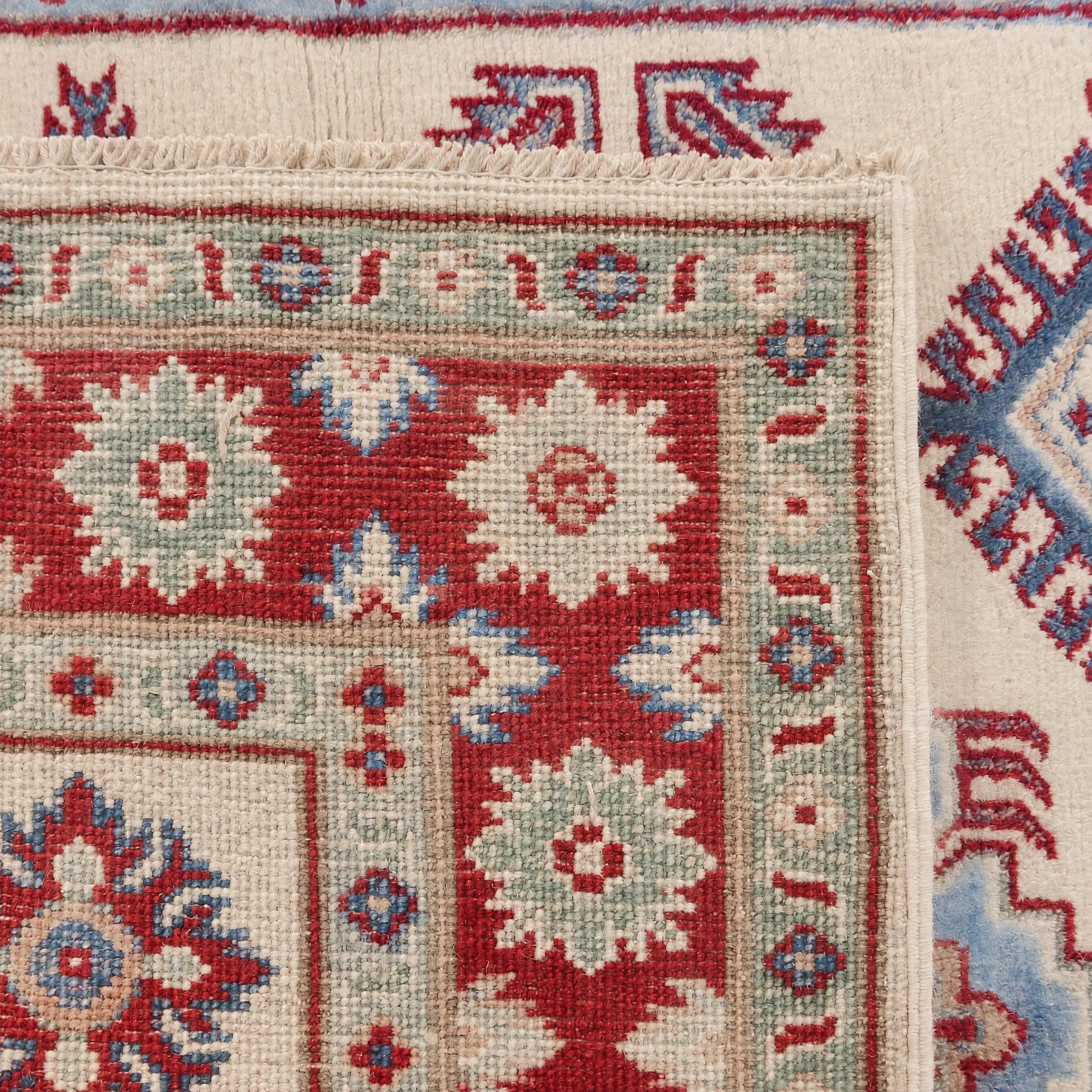 100cm x 135cm Hand Knotted Kazak Rug