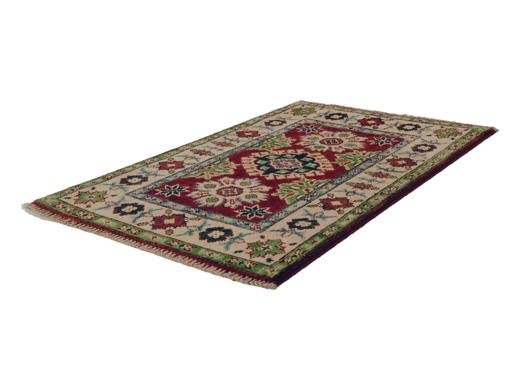 60cm x 90cm Hand Knotted Kazak Rug