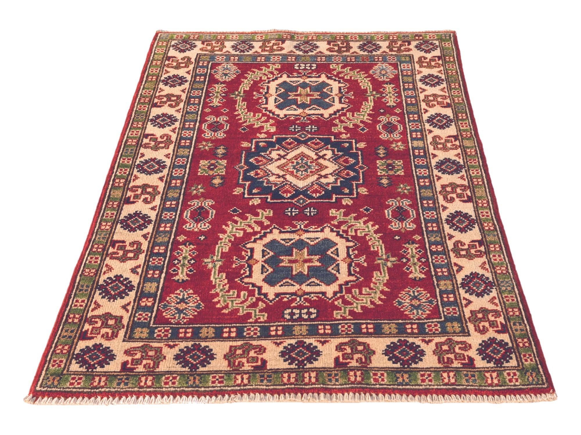 2' 7 x 4' 1 Hand Knotted Kazak Rug
